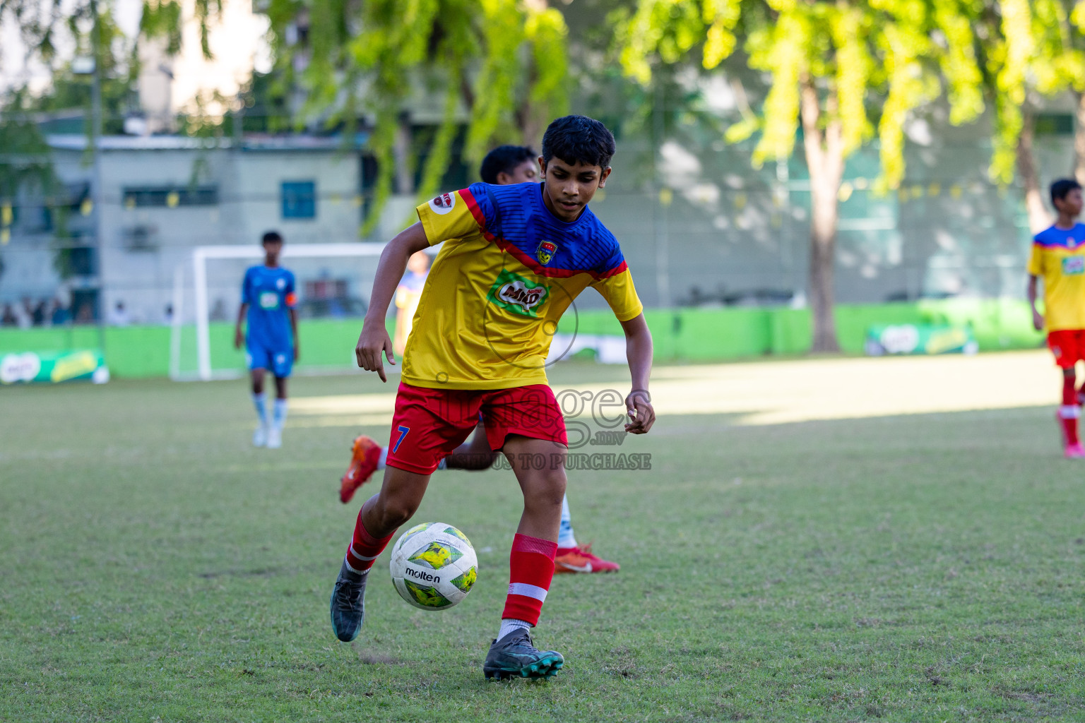 Day 3 of MILO Academy Championship 2024 (U-14) was held in Henveyru Stadium, Male', Maldives on Saturday, 2nd November 2024.
Photos: Ismail Thoriq, Images.mv