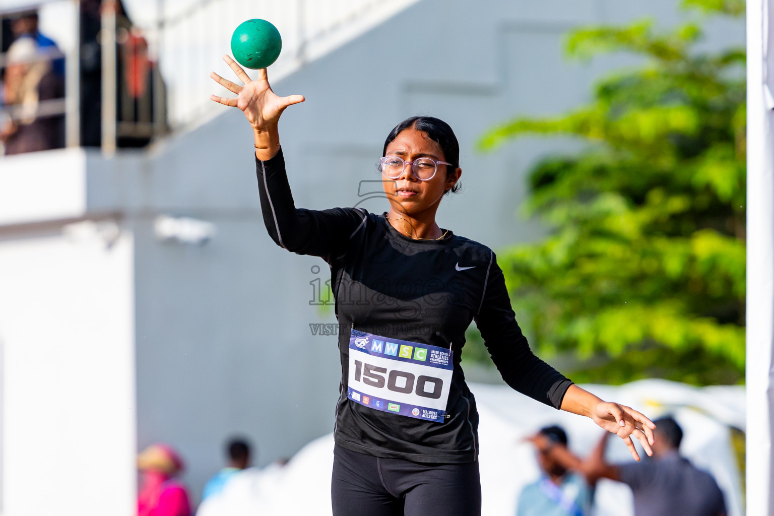 Day 3 of MWSC Interschool Athletics Championships 2024 held in Hulhumale Running Track, Hulhumale, Maldives on Monday, 11th November 2024. Photos by:  Nausham Waheed / Images.mv