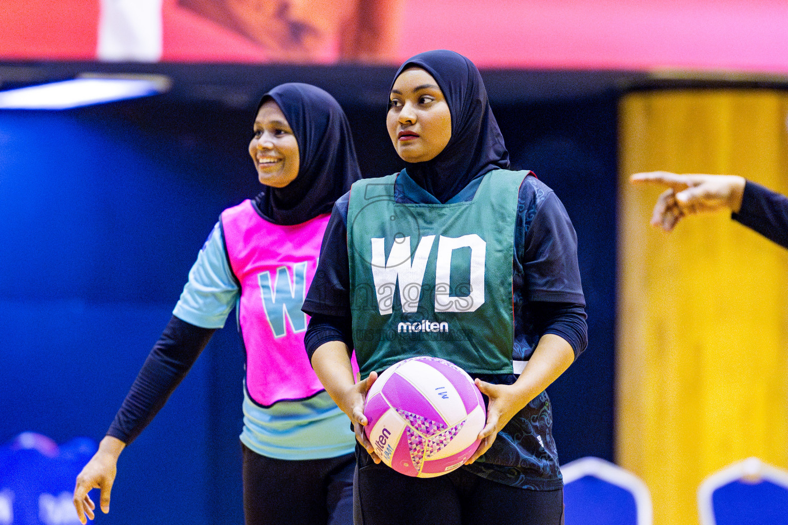 Xenith Sports Club vs MV Netters in Day 10 of National Netball Tournament 2025 held in Social Center at Male', Maldives on Tuesday, 27th May 2025. Photos: Nausham Waheed / images.mv