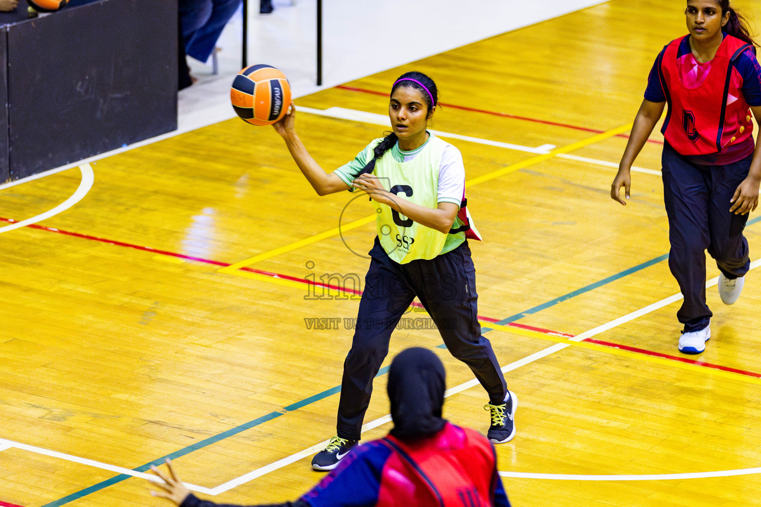 Club Matrix vs Club Green Streets in Final of 21st National Netball Tournament was held in Social Canter at Male', Maldives on Wednesday, 22nd May 2024. Photos: Nausham Waheed / images.mv