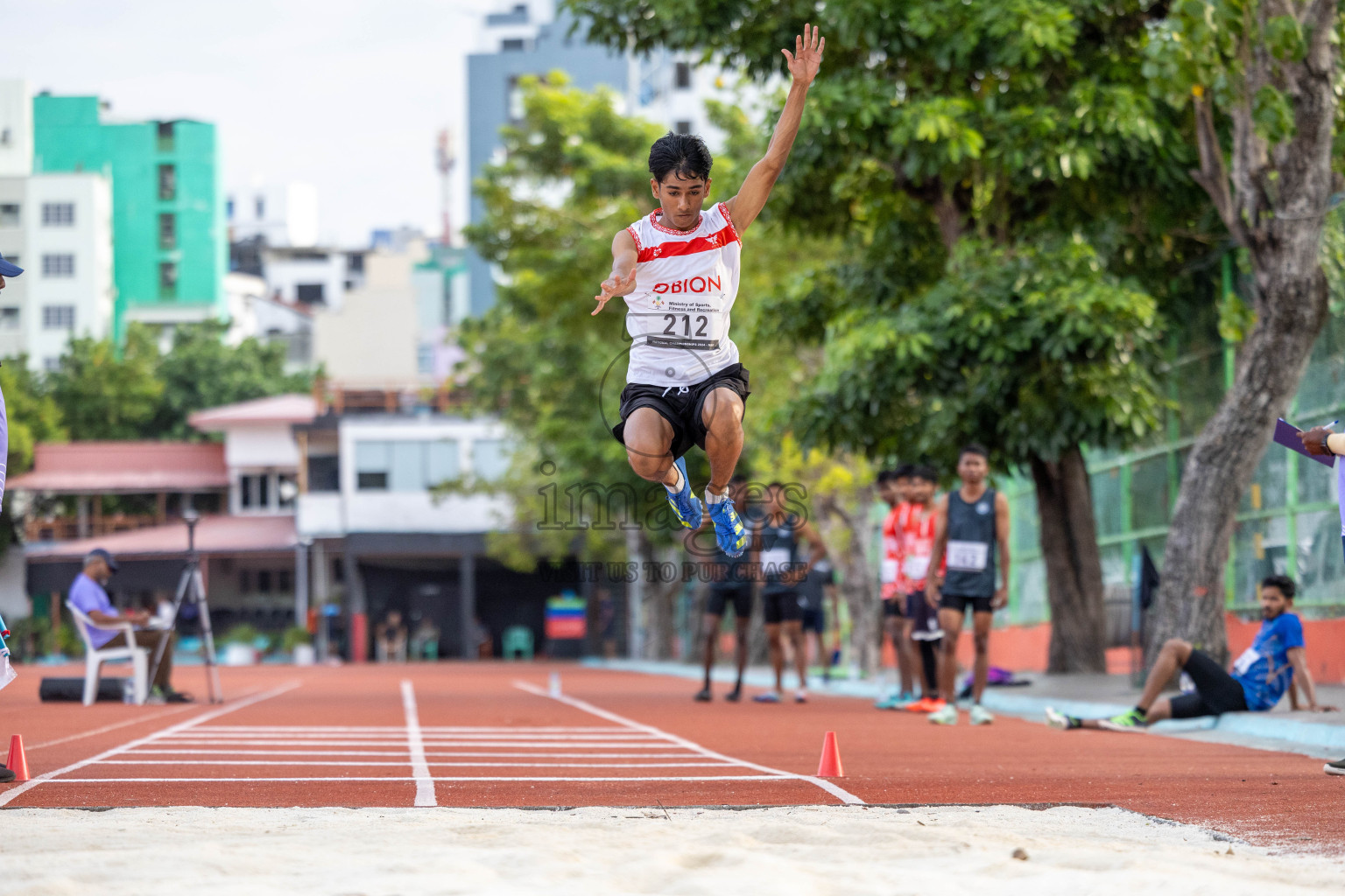 Day 3 of 33rd National Athletics Championship was held in Ekuveni Track at Male', Maldives on Saturday, 7th September 2024.
Photos: Suaadh Abdul Sattar / images.mv