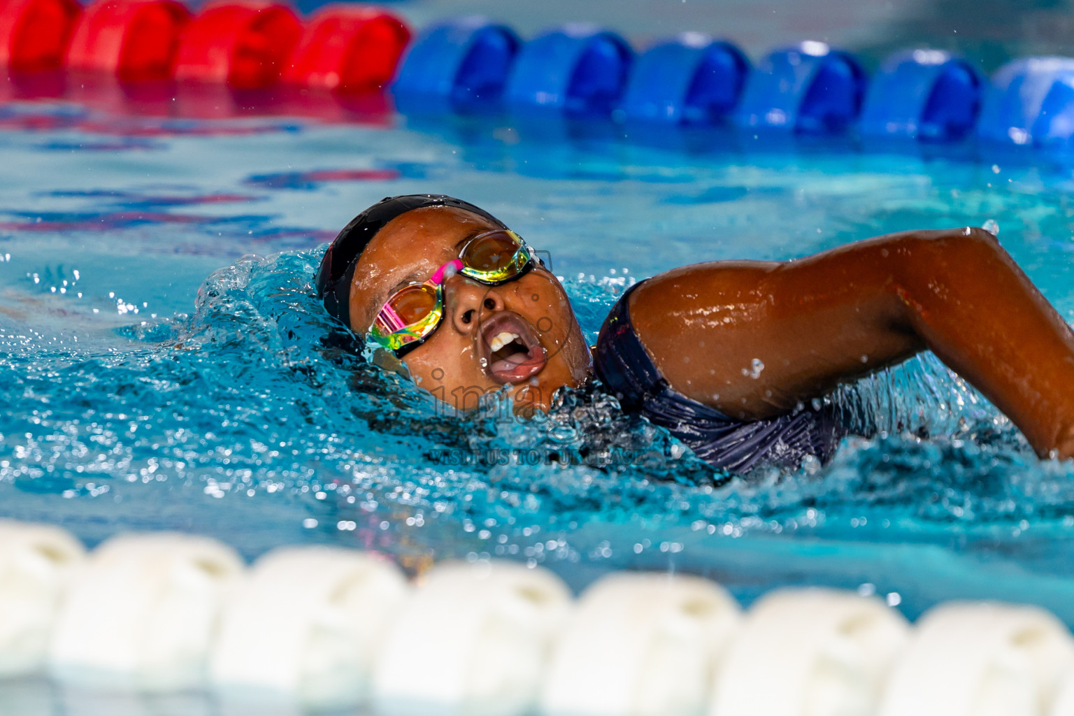 Day 1 of National Swimming Competition 2024 held in Hulhumale', Maldives on Friday, 13th December 2024. Photos: Nausham Waheed / images.mv