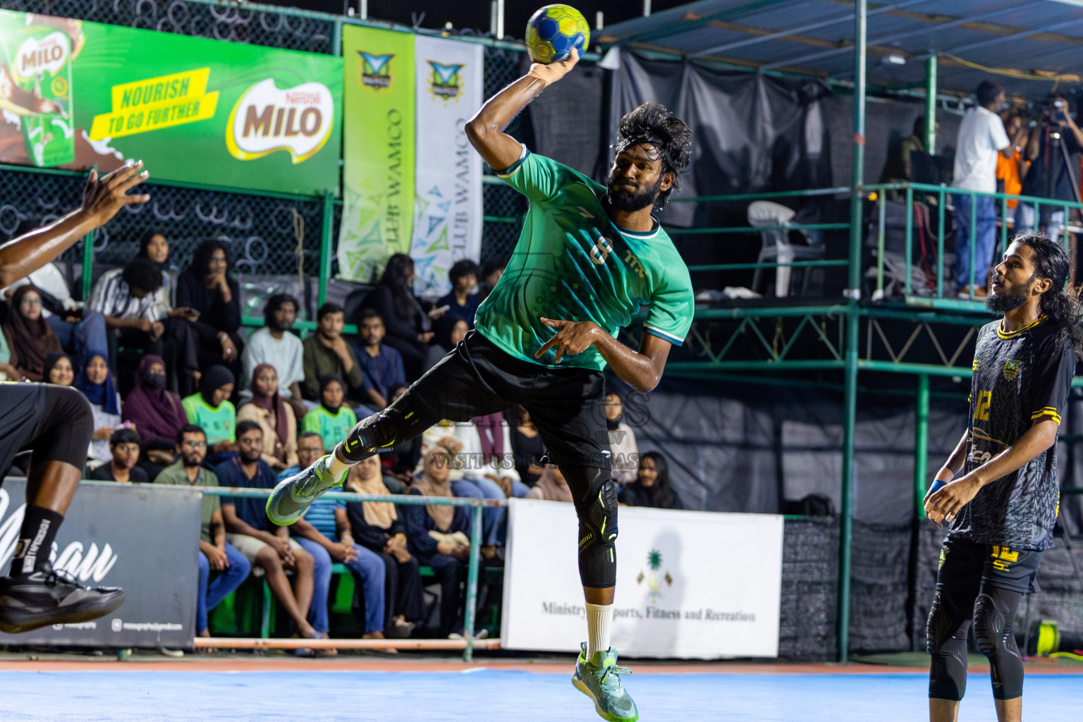 1st Division Final of 8th Inter-Office/Company Handball Tournament 2024, held in Handball ground, Male', Maldives on Tuesday, 11th September 2024 Photos: Nausham Waheed/ Images.mv