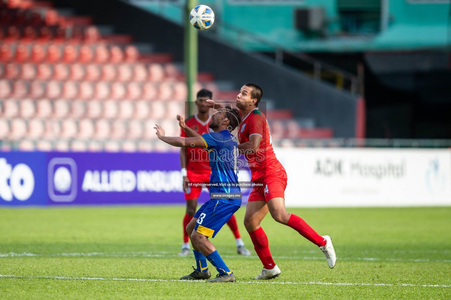 Bangladesh vs Sri Lanka in SAFF Championship 2021 held on 1st October 2021 in Galolhu National Stadium, Male', Maldives