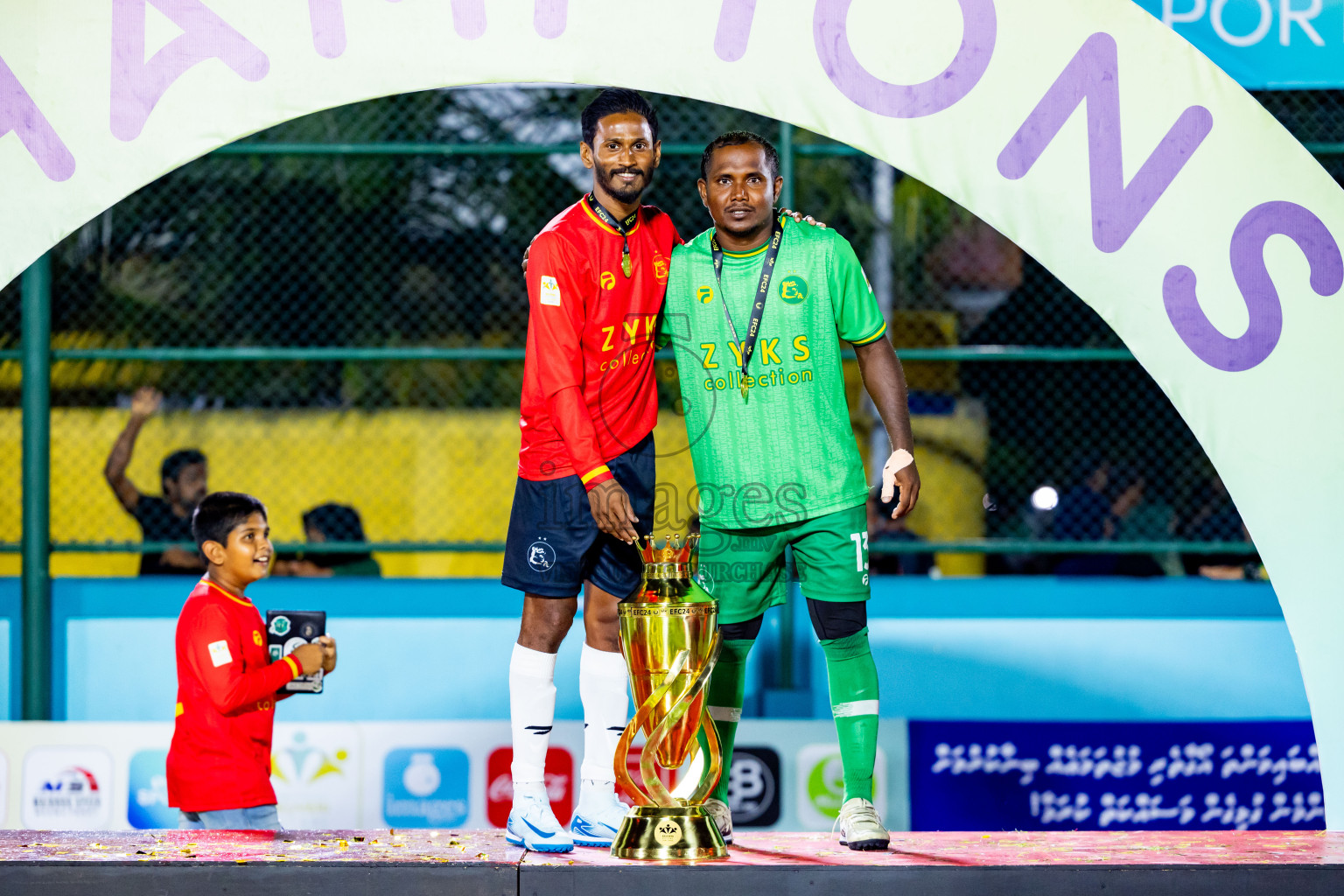 Dee Ess Kay vs Kovigoani in Final of Laamehi Dhiggaru Ekuveri Futsal Challenge 2024 was held on Wednesday, 31st July 2024, at Dhiggaru Futsal Ground, Dhiggaru, Maldives Photos: Nausham Waheed / images.mv