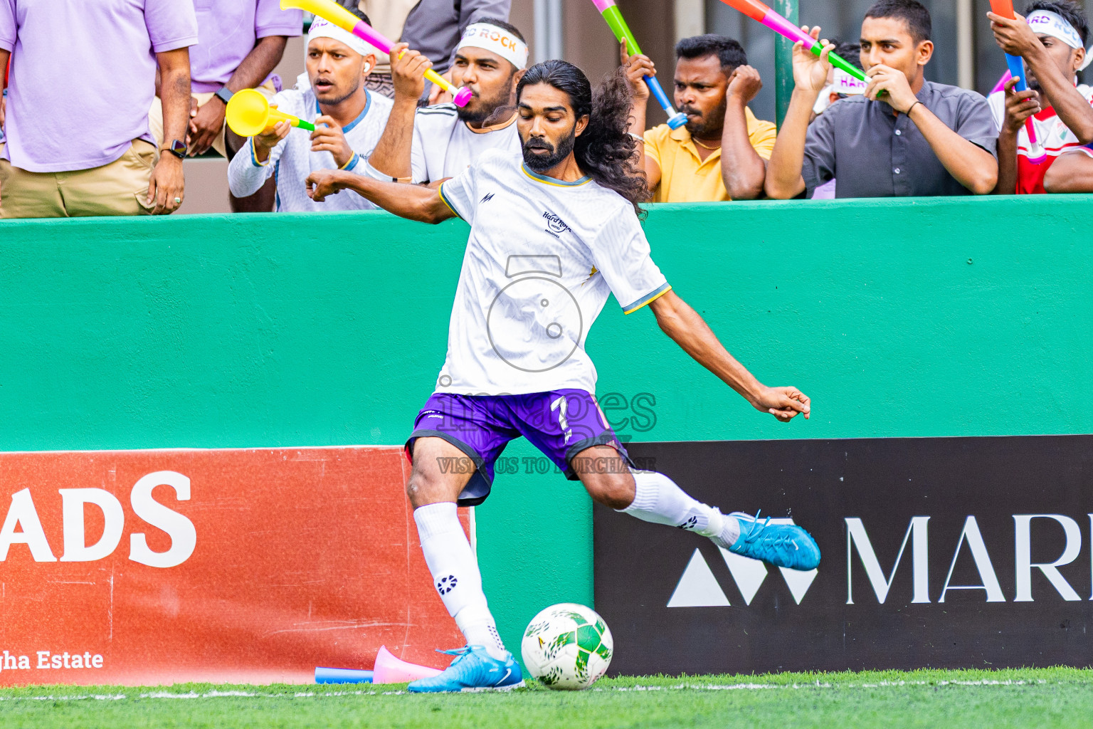 Waldorf Astoria vs Hard Rock Hotel in Semi Finals of Resort League 2025 (South Male Zone) day 14 was held on Thursday, 16th October 2025 in Crossroads's Maldives, Photos: Areef Adam / images.mv