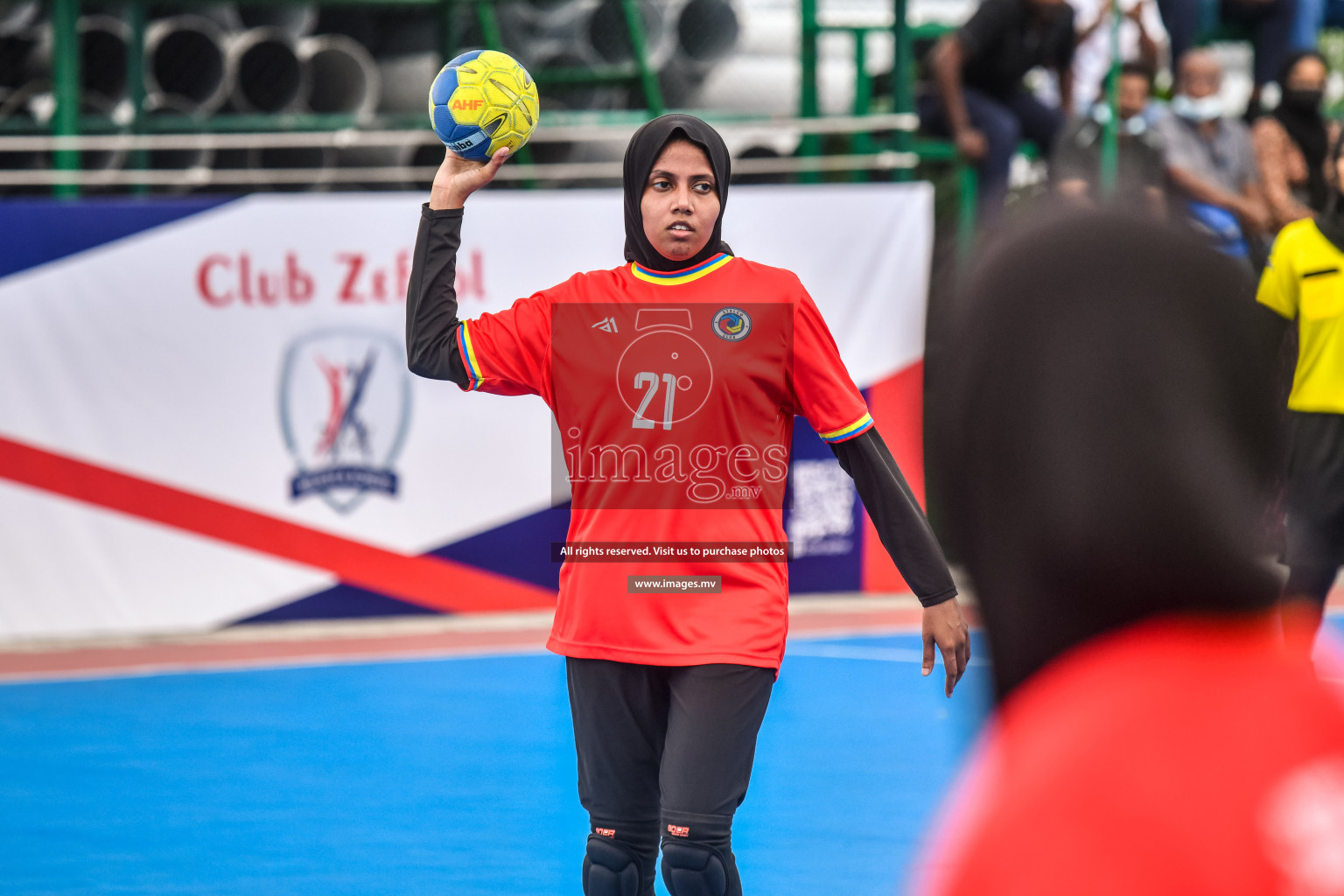 Day 7 of MILO 6th Inter Office Handball Tournament 2022 Photos by Nausham waheed