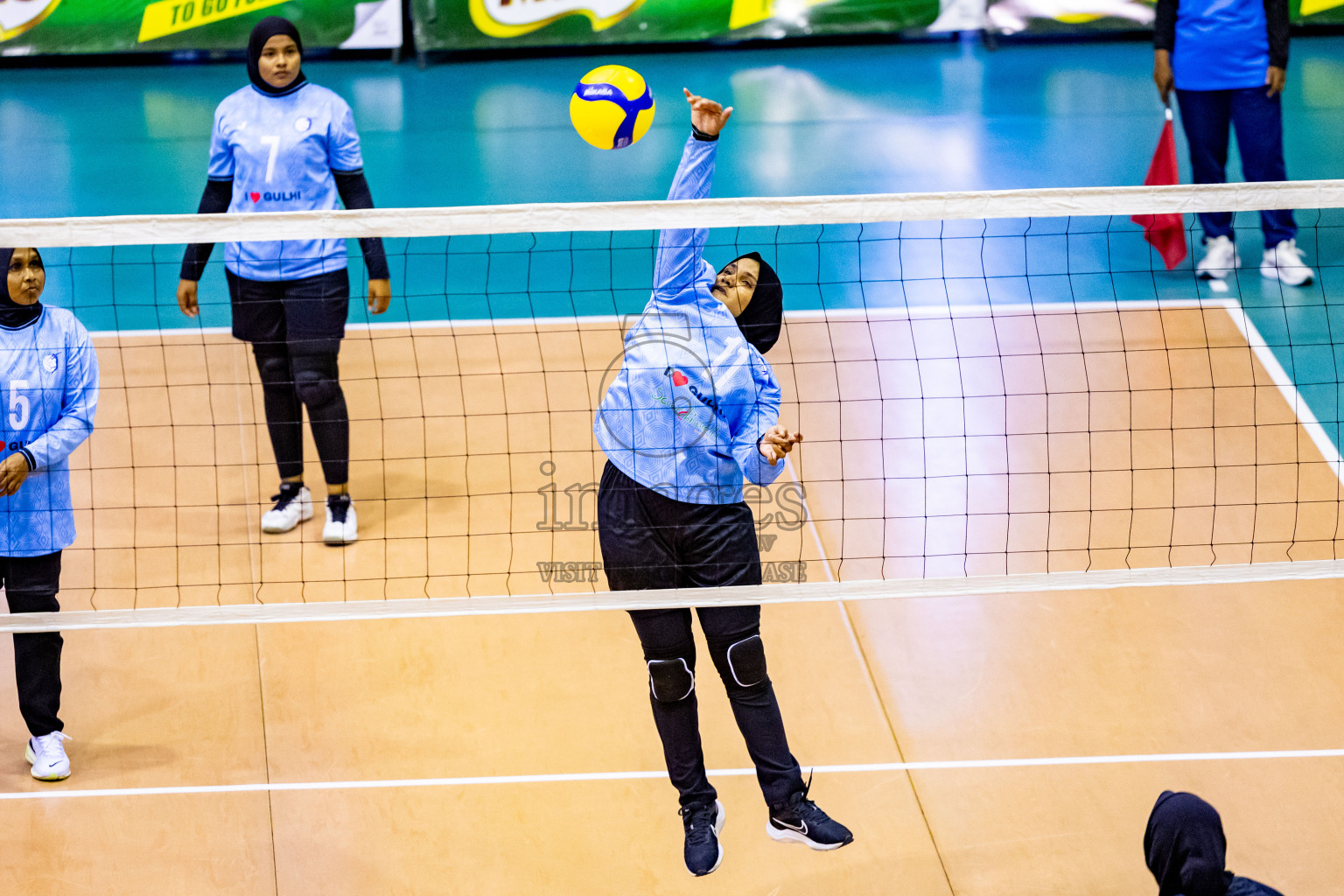 Day 3 of Women's Division of Milo VAM Cup 2024 held in Male', Maldives on Wednesday, 10th July 2024 at Social Center Indoor Hall Photos By: Nausham Waheed / images.mv