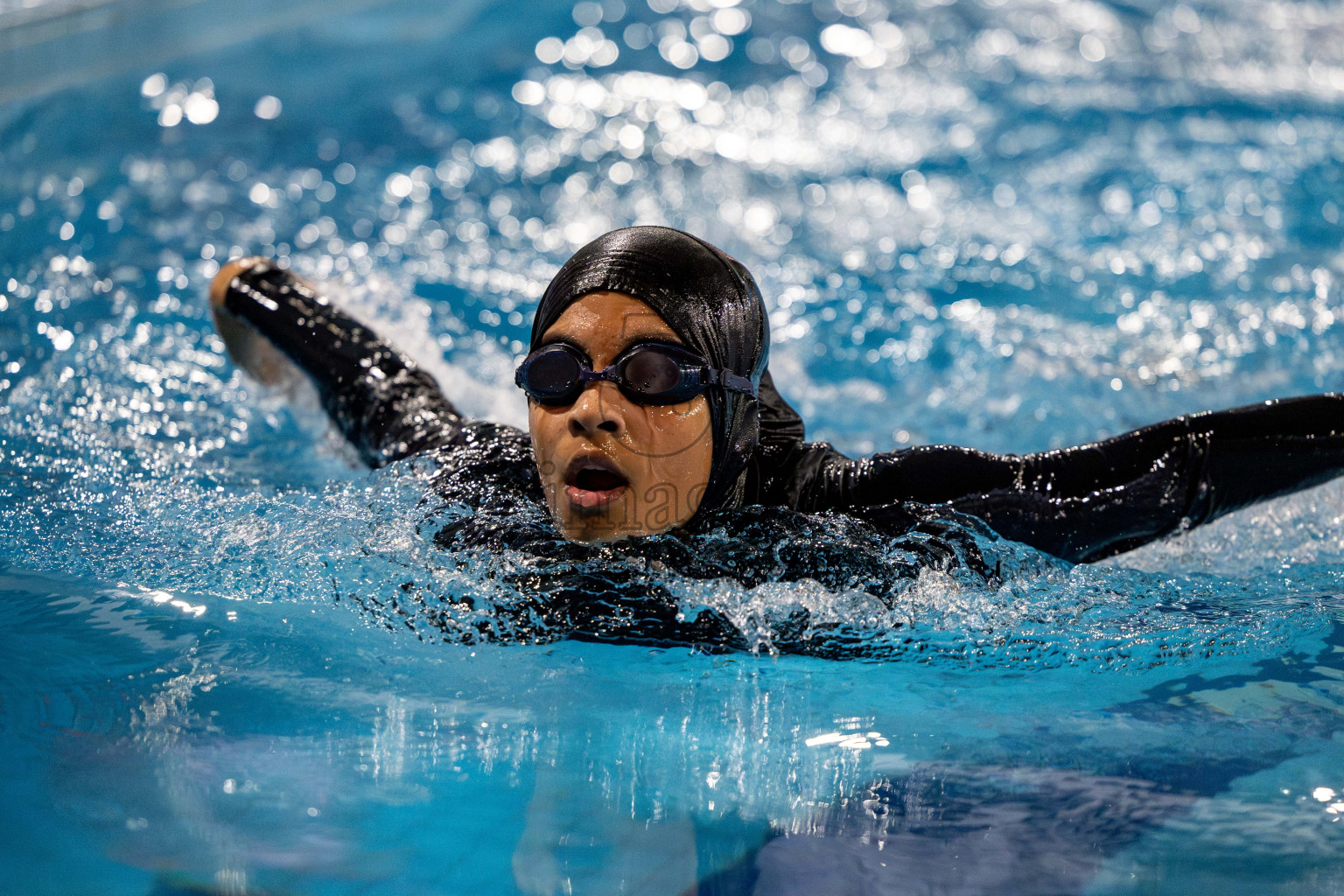 20th Inter-school Swimming Competition 2024 held in Hulhumale', Maldives on Monday, 14th October 2024. 
Photos: Hassan Simah / images.mv