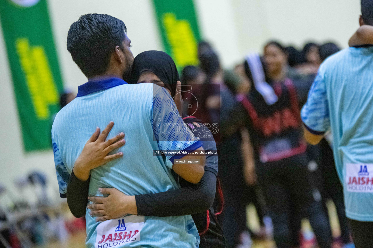 Kulhudhuffushi Youth & R.C vs Club Green Streets in the Finals of Milo National Netball Tournament 2021 (Women's) held on 5th December 2021 in Male', Maldives Photos: Ismail Thoriq / images.mv