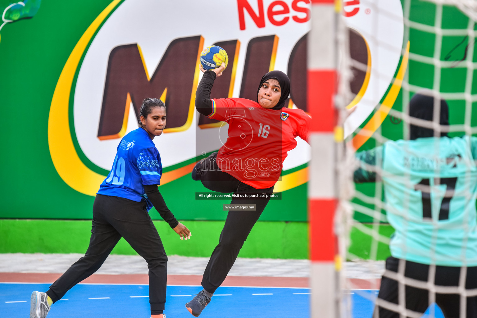 Day 7 of MILO 6th Inter Office Handball Tournament 2022 Photos by Nausham waheed