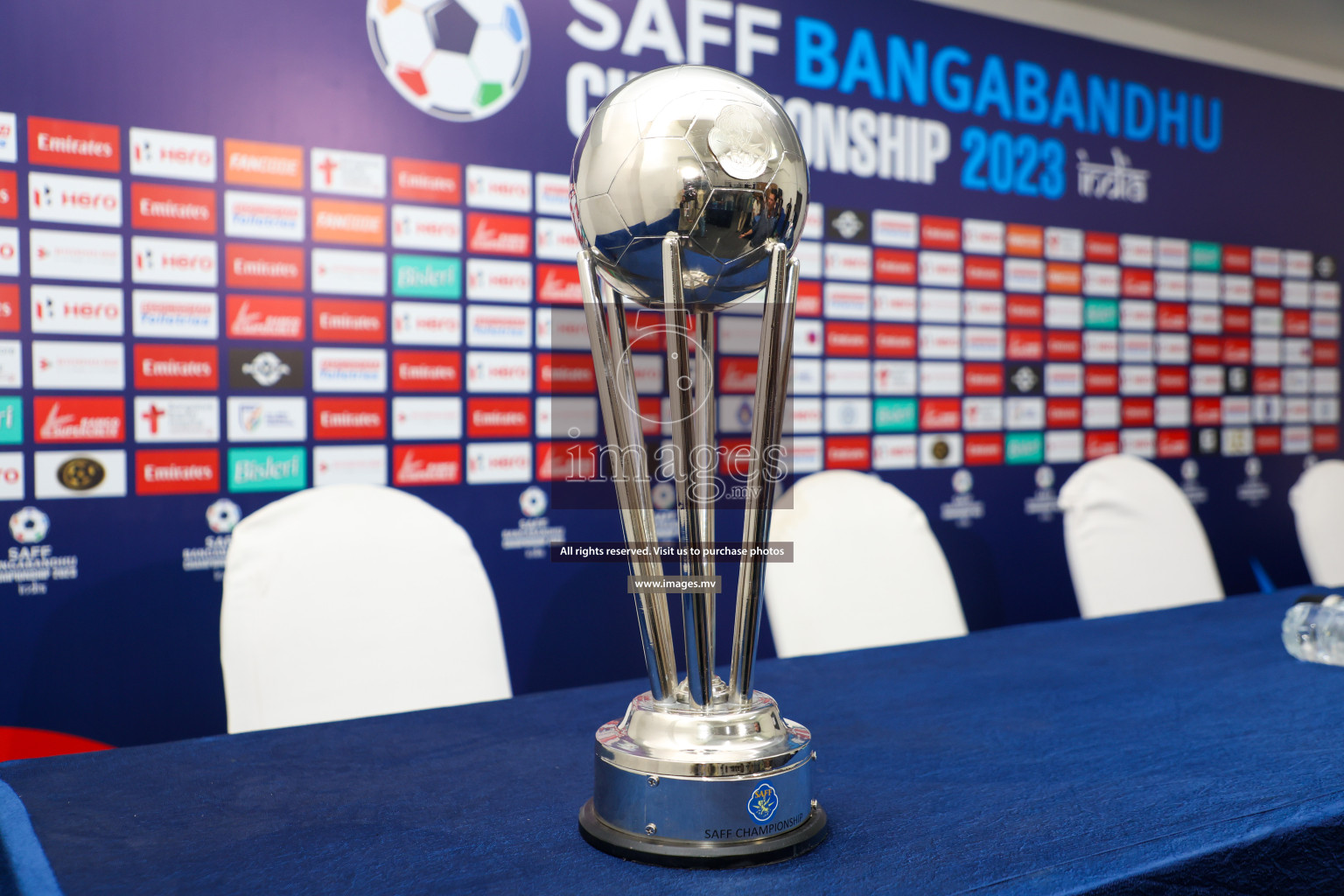 Saff Championship Final Pre-match press conference held in Sree Kanteerava Stadium, Bengaluru, India, on Monday, 3rd July 2023. Photos: Nausham Waheed / images.mv