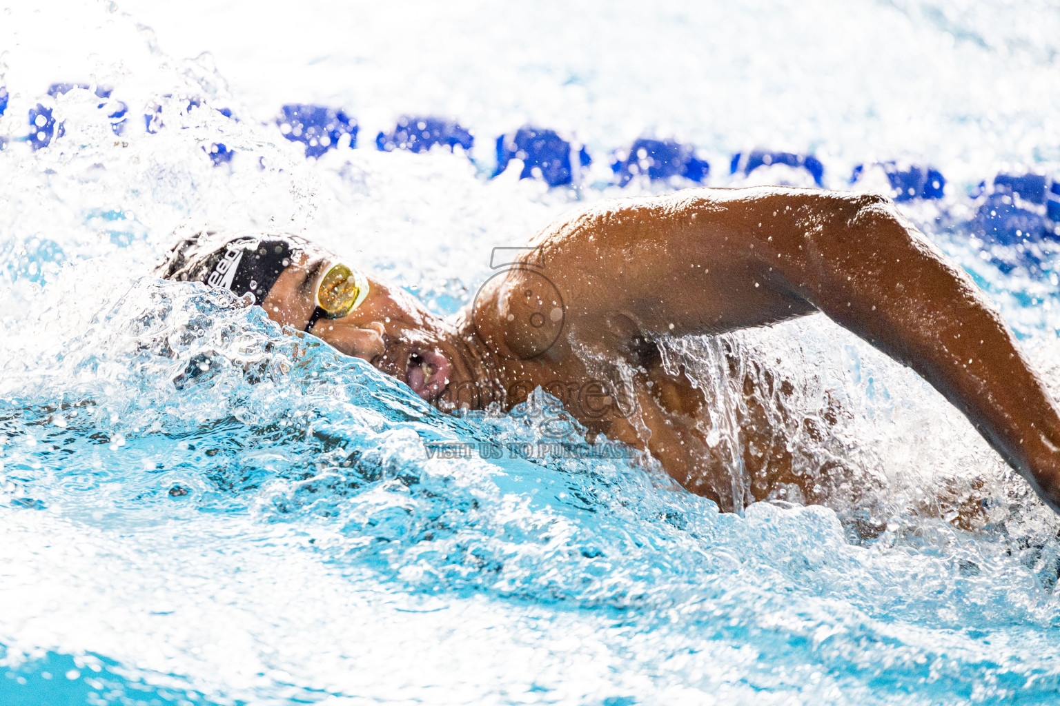 Day 6 of National Swimming Competition 2024 held in Hulhumale', Maldives on Wednesday, 18th December 2024. 
Photos: Hassan Simah / images.mv