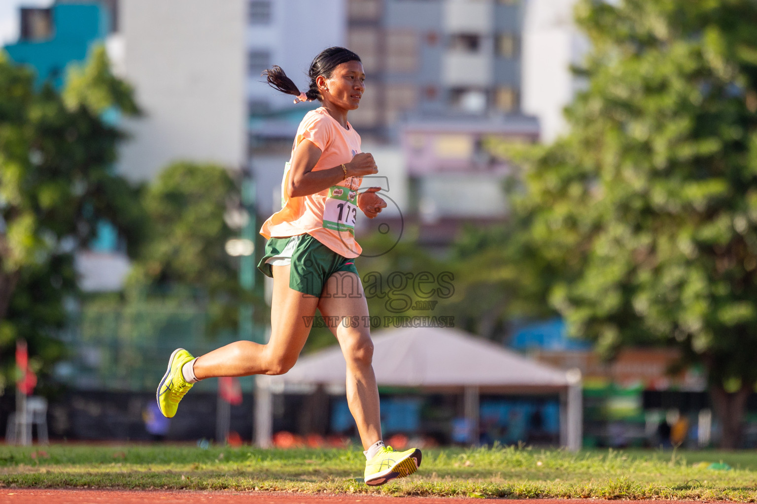 Day 1 of 33rd National Athletics Championship was held in Ekuveni Track at Male', Maldives on Thursday, 5th September 2024. Photos: Shuu Abdul Sattar / images.mv