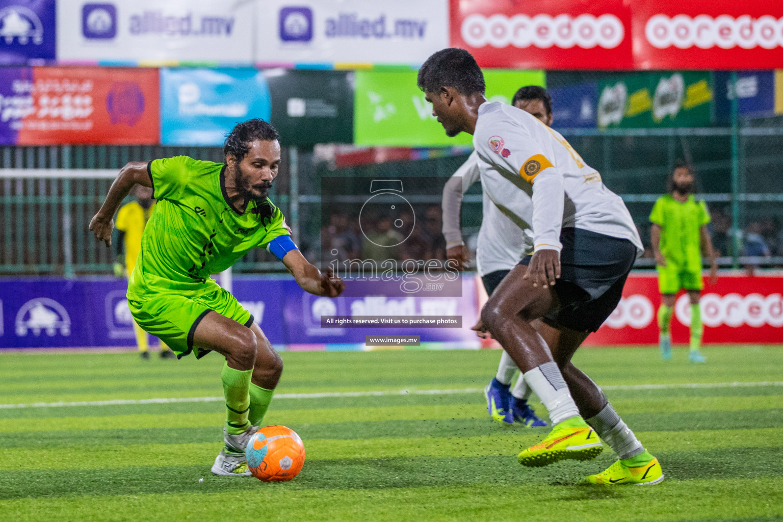 Team FSM Vs Prisons Club in the Semi Finals of Club Maldives 2021 held in Hulhumale, Maldives on 15 December 2021. Photos: Ismail Thoriq / images.mv