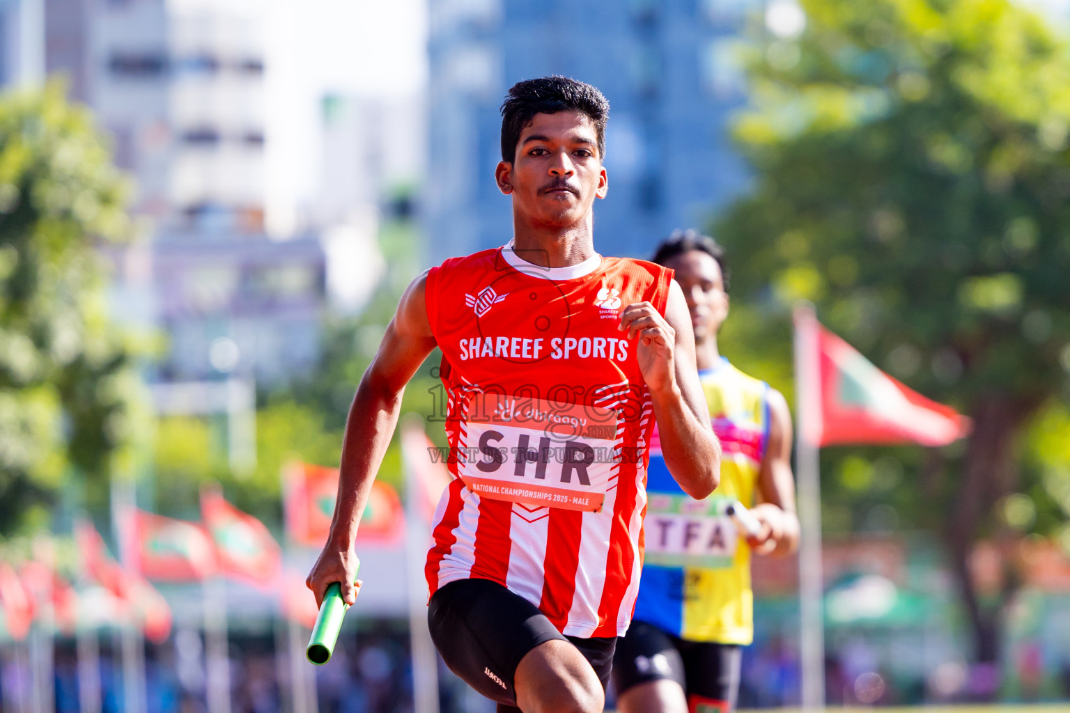 Day 3 of National Athletics Championship 2025 was held at Ekuveni Running Ground in Male', Maldives on Saturday, 16th August 2025. Photos: Nausham Waheed / images.mv