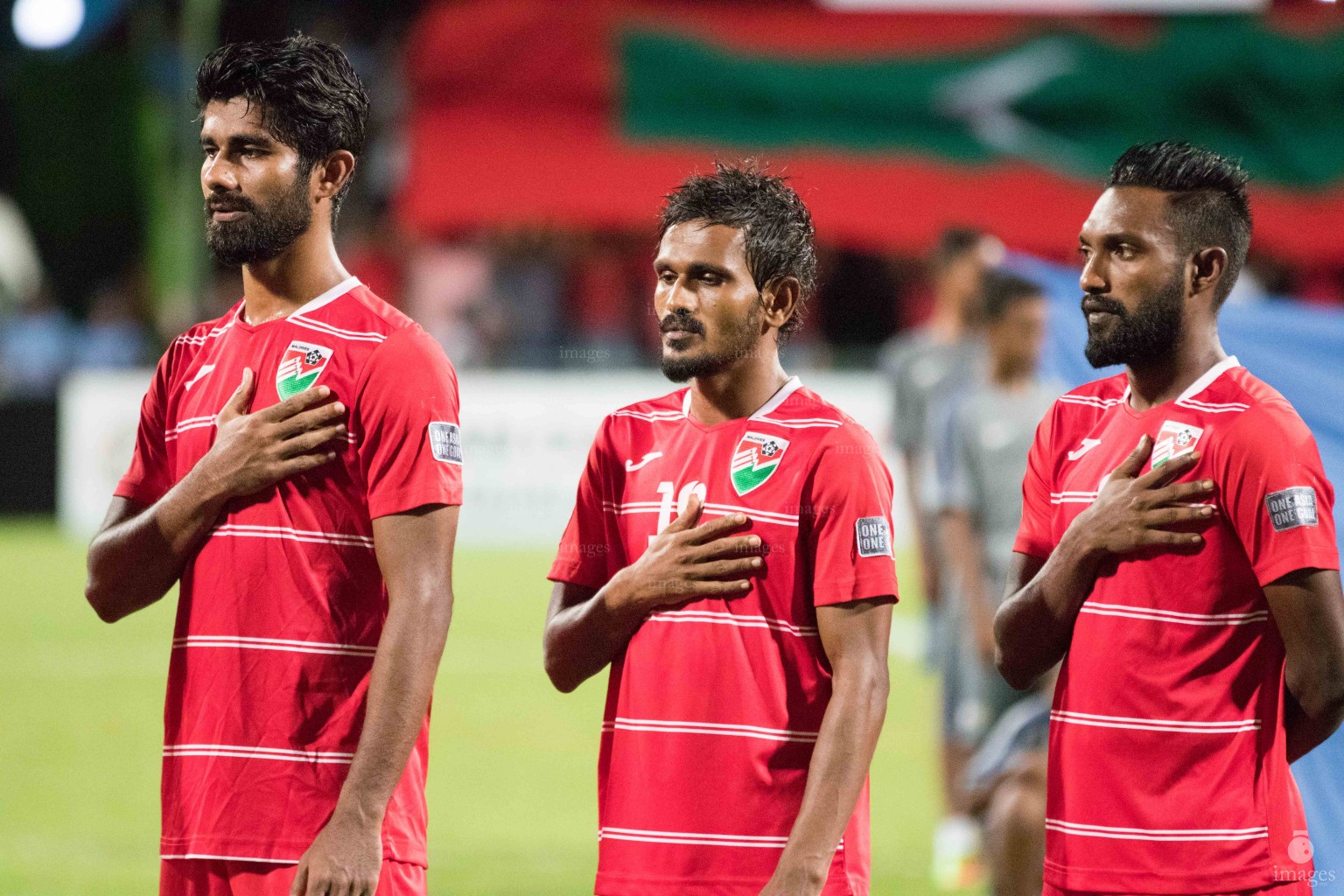 Asian Cup Qualifier between Maldives and Oman in National Stadium, on 10 October 2017 Male' Maldives. ( Images.mv Photo: Abdulla Abeedh )