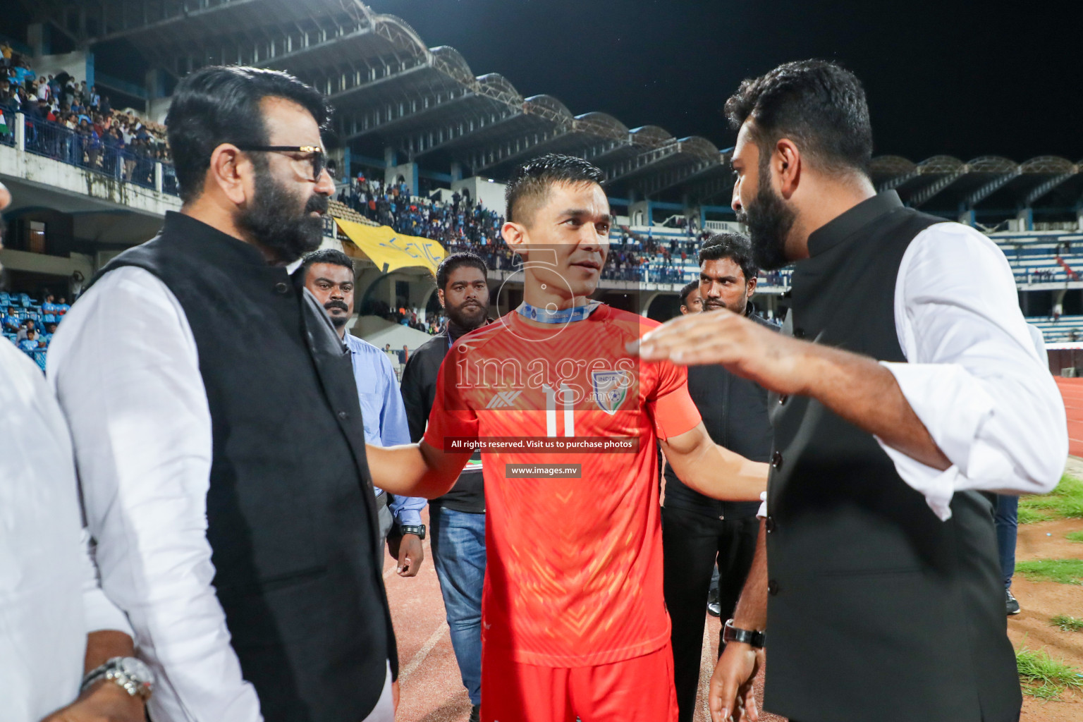 Kuwait vs India in the Final of SAFF Championship 2023 held in Sree Kanteerava Stadium, Bengaluru, India, on Tuesday, 4th July 2023. Photos: Nausham Waheed/ images.mv