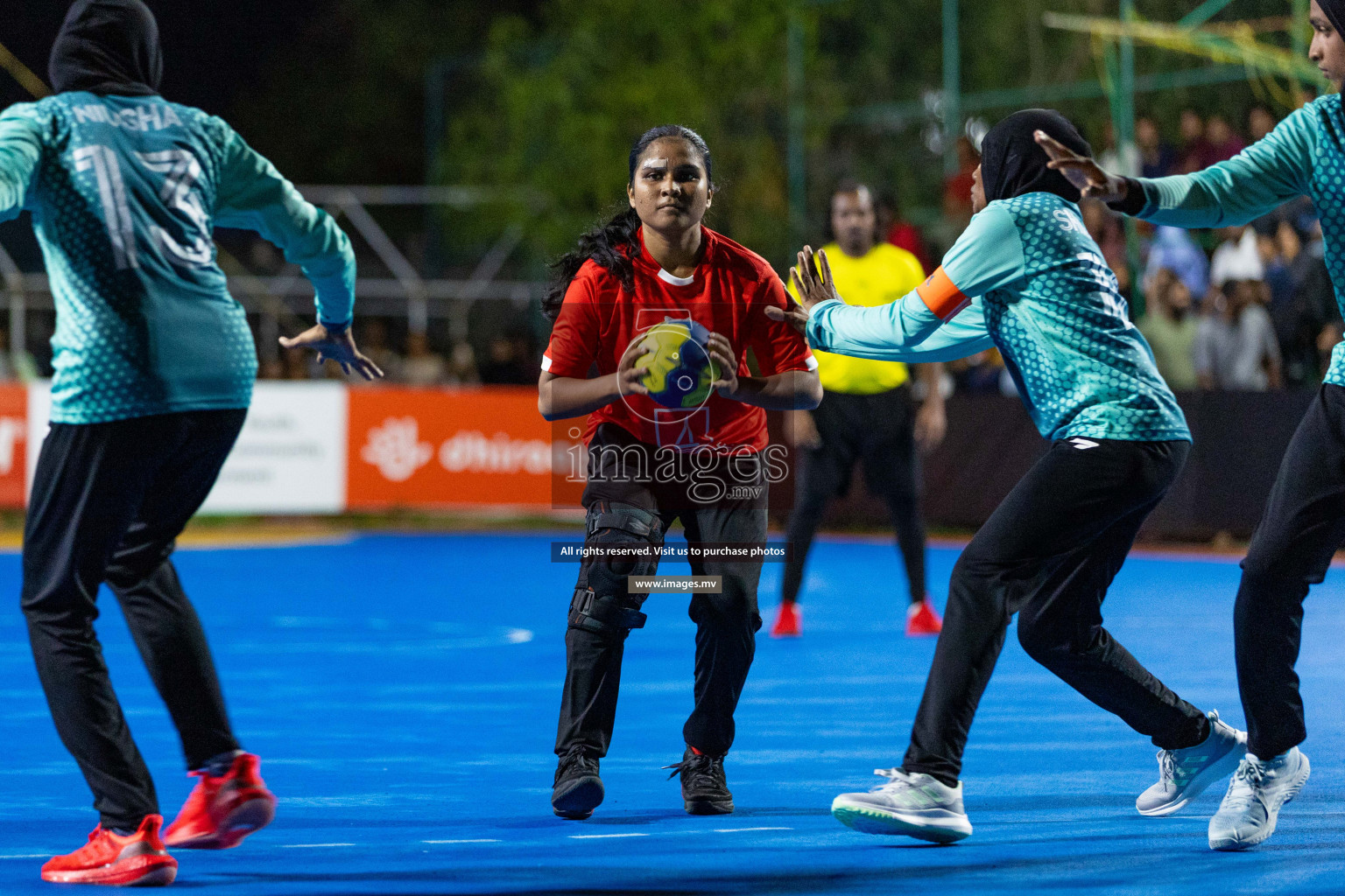 Day 1 of 7th Inter-Office/Company Handball Tournament 2023, held in Handball ground, Male', Maldives on Friday, 16th September 2023 Photos: Nausham Waheed/ Images.mv