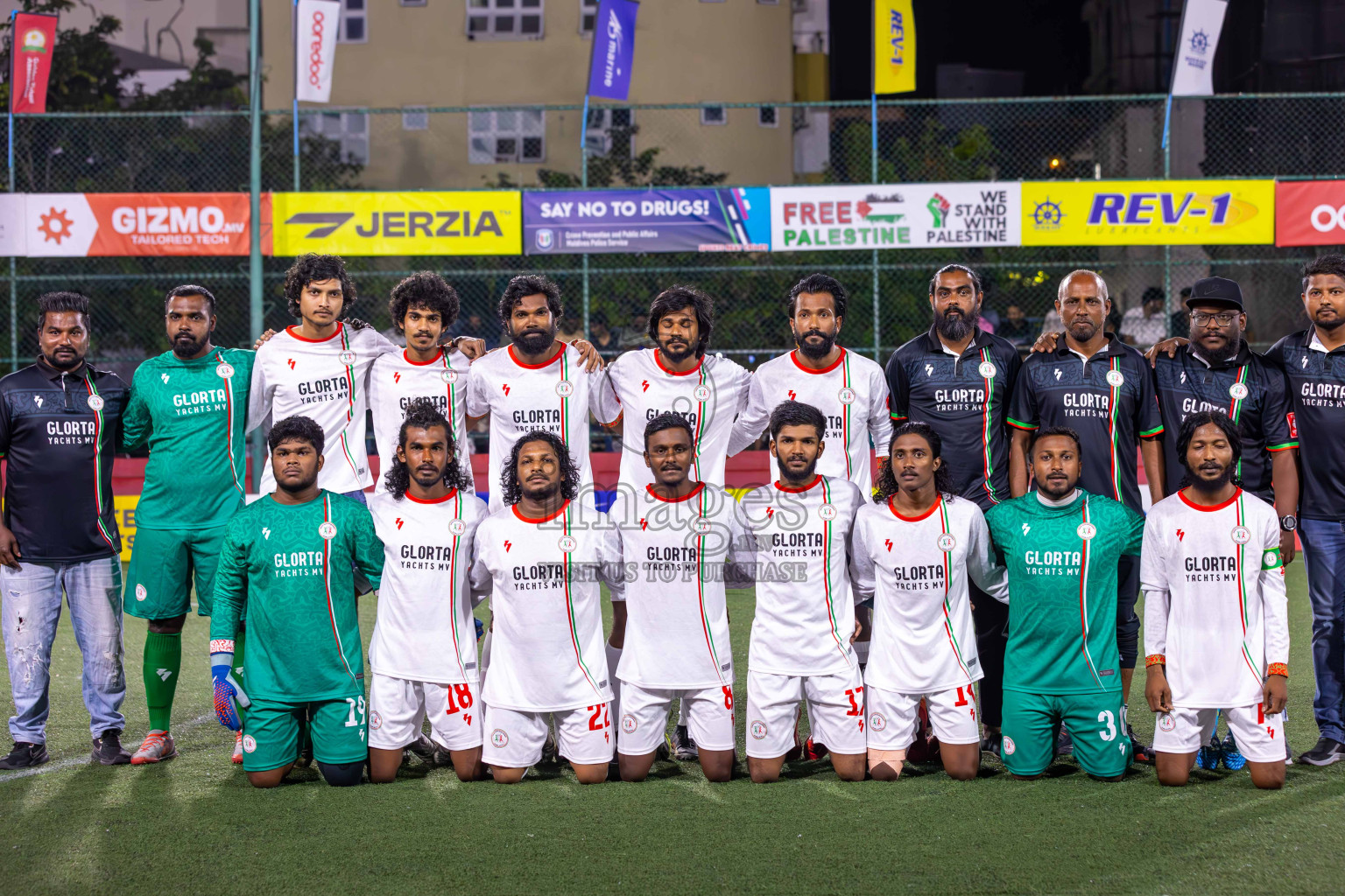 L Maamendhoo vs L Isdhoo in Day 12 of Golden Futsal Challenge 2024 was held on Friday, 26th January 2024, in Hulhumale', Maldives
Photos: Ismail Thoriq / images.mv