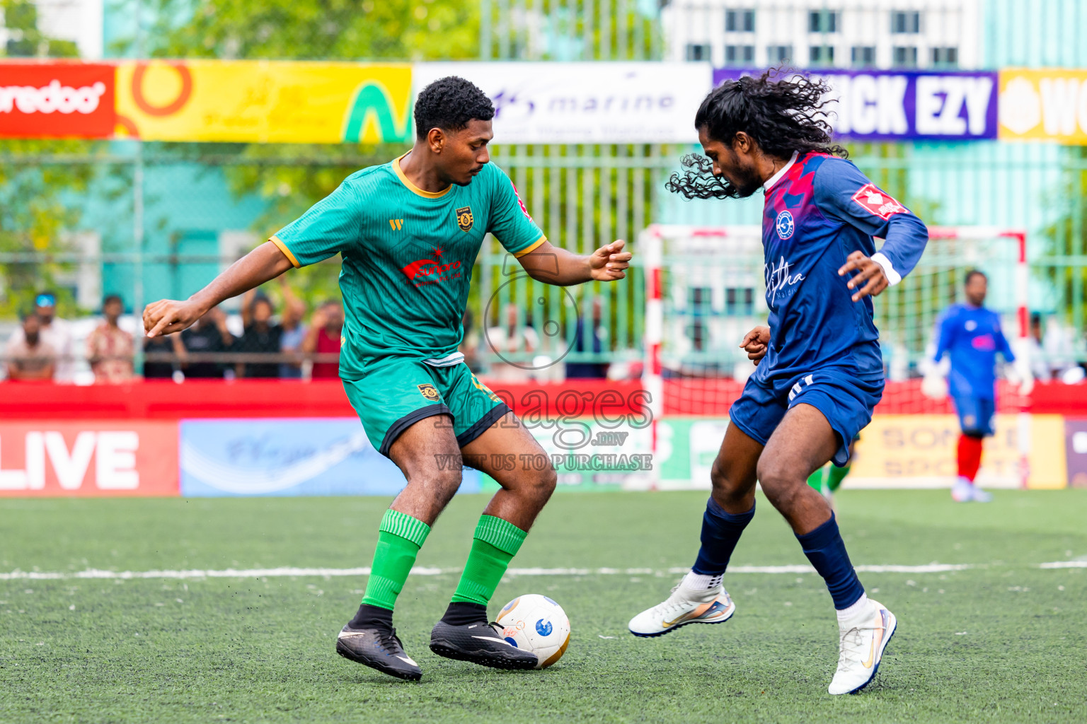 ADh Omadhoo VS ADh Mandhoo in Day 6 of Golden Futsal Challenge 2025 on Friday, 6th January 2025, in Hulhumale', Maldives Photos: Nausham Waheed / images.mv