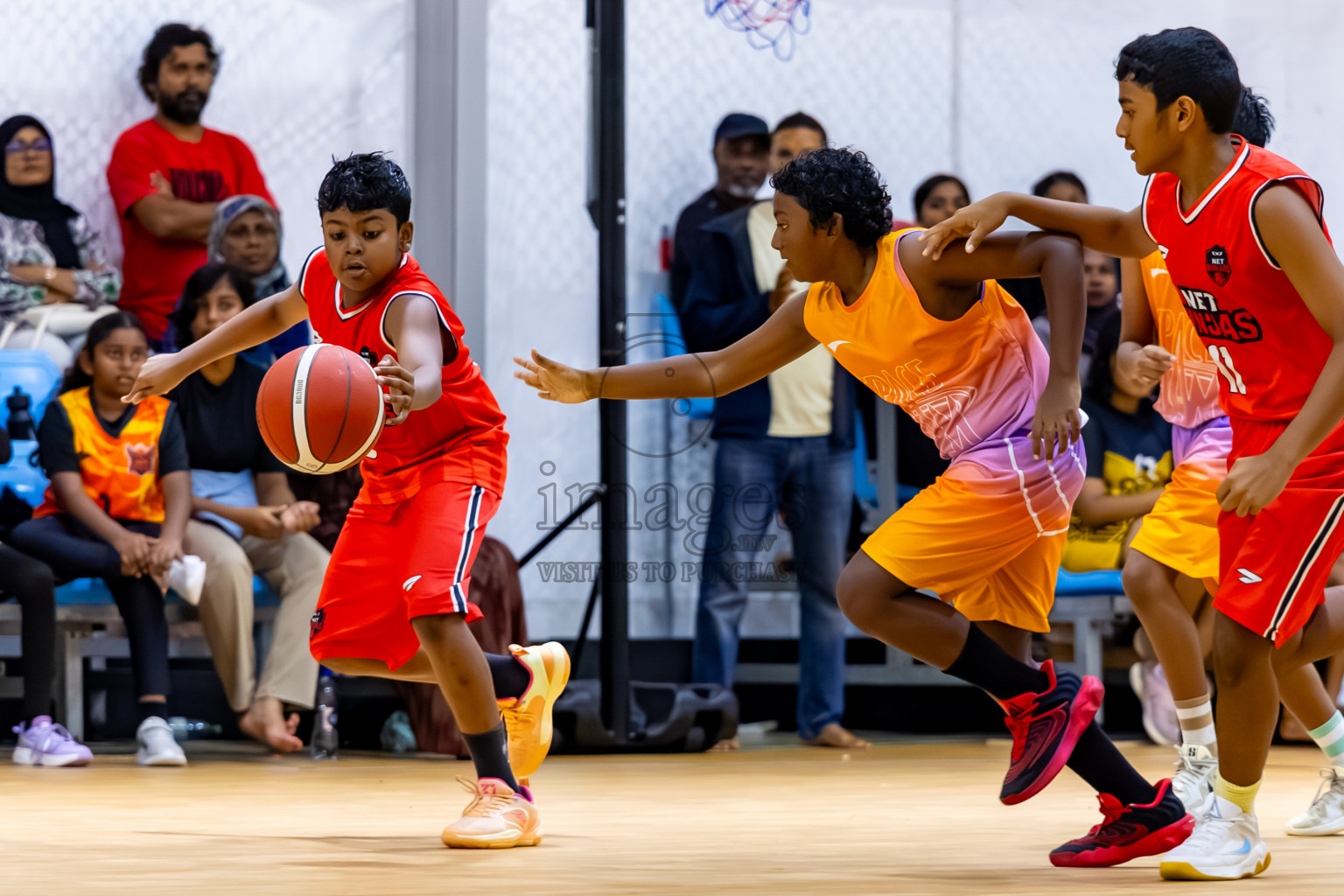 Day 2 of Milo 5 x 5 Junior Challenge 2025 - Basketball tournament held in Basketball Training Center, Male', Maldives on Friday, 10th October 2025. Photos by: Nausham Waheed / Images.mv