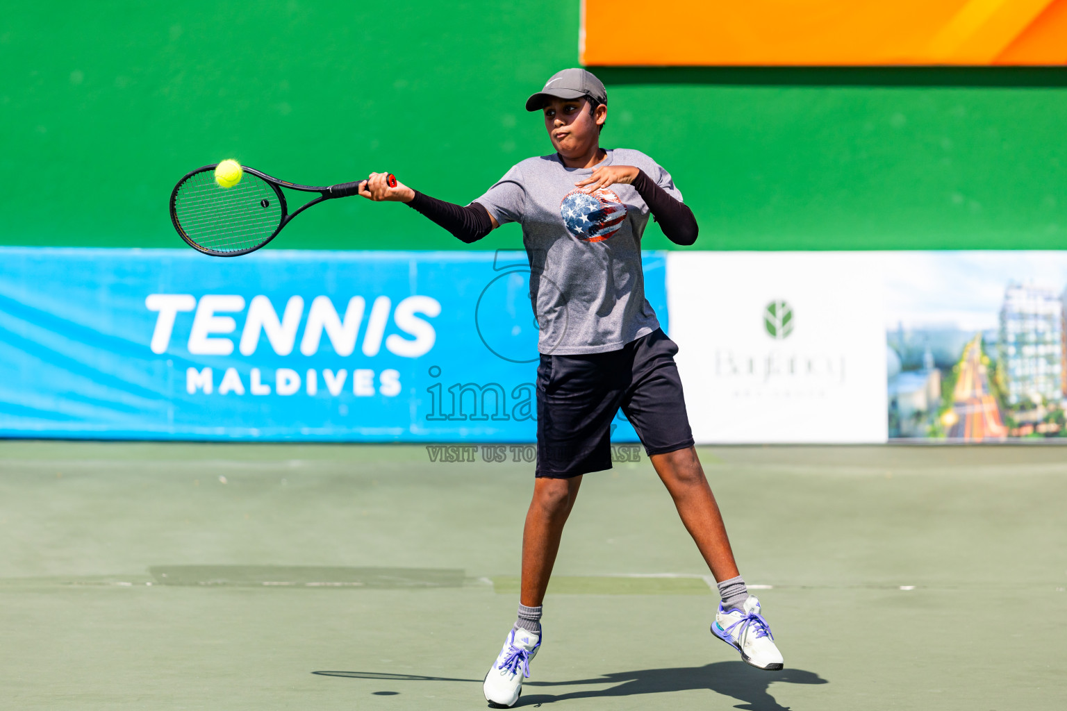 Day 1 of ATF Maldives Junior Open Tennis was held in Male' Tennis Court, Male', Maldives on Monday, 9th December 2024. Photos: Nausham Waheed / images.mv