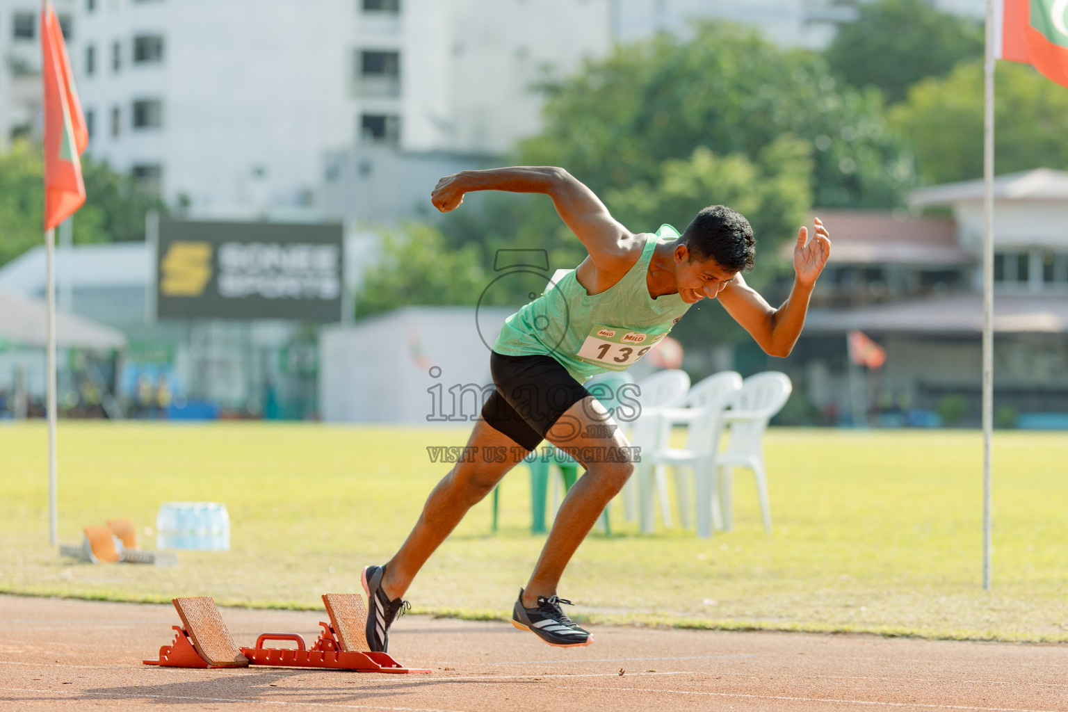 Day 1 of National Athletics Championship 2025 was held at Ekuveni Running Ground in Male', Maldives on Thursday, 14th August 2025. Photos: Hasni / images.mv