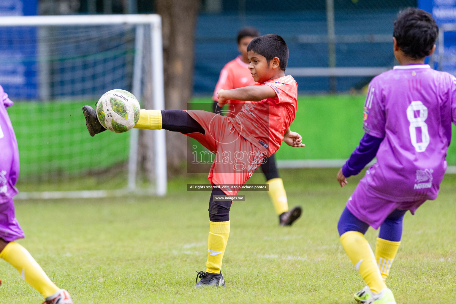 Day 1 of Milo kids football fiesta, held in Henveyru Football Stadium, Male', Maldives on Wednesday, 11th October 2023 Photos: Nausham Waheed/ Images.mv