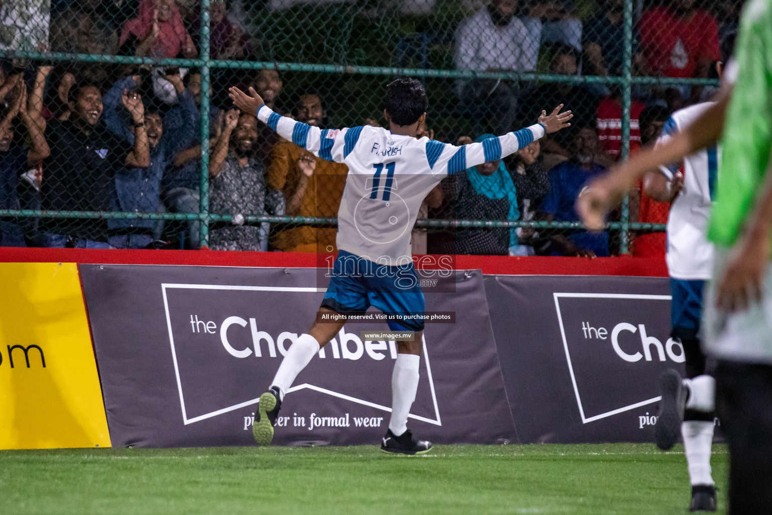 Club AVSEC vs TEAM DJA in Club Maldives Cup 2022 was held in Hulhumale', Maldives on Sunday, 9th October 2022. Photos: Hassan Simah / images.mv