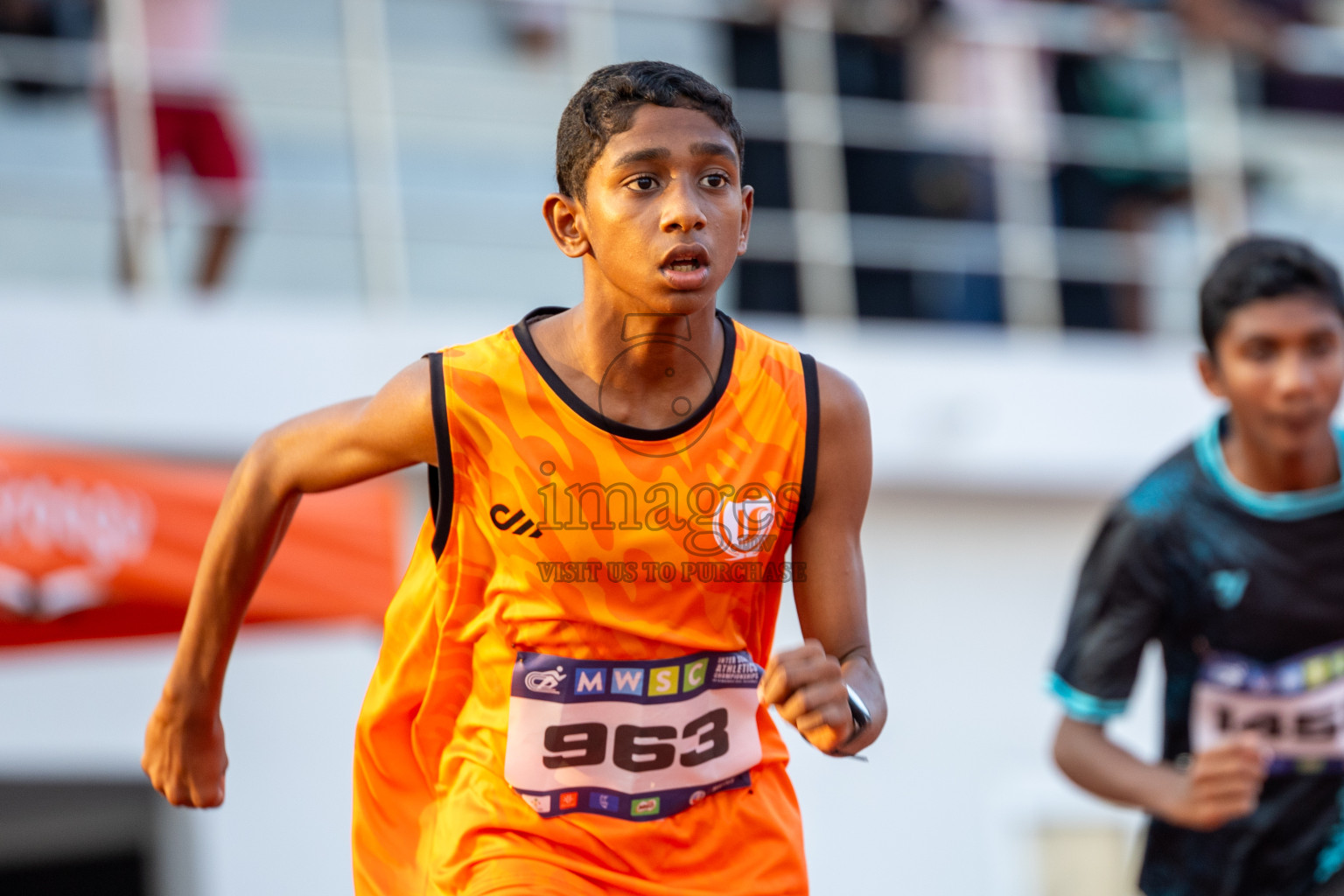 Day 5 of MWSC Interschool Athletics Championships 2024 held in Hulhumale Running Track, Hulhumale, Maldives on Wednesday, 13th November 2024. Photos by: Ismail Thoriq / Images.mv