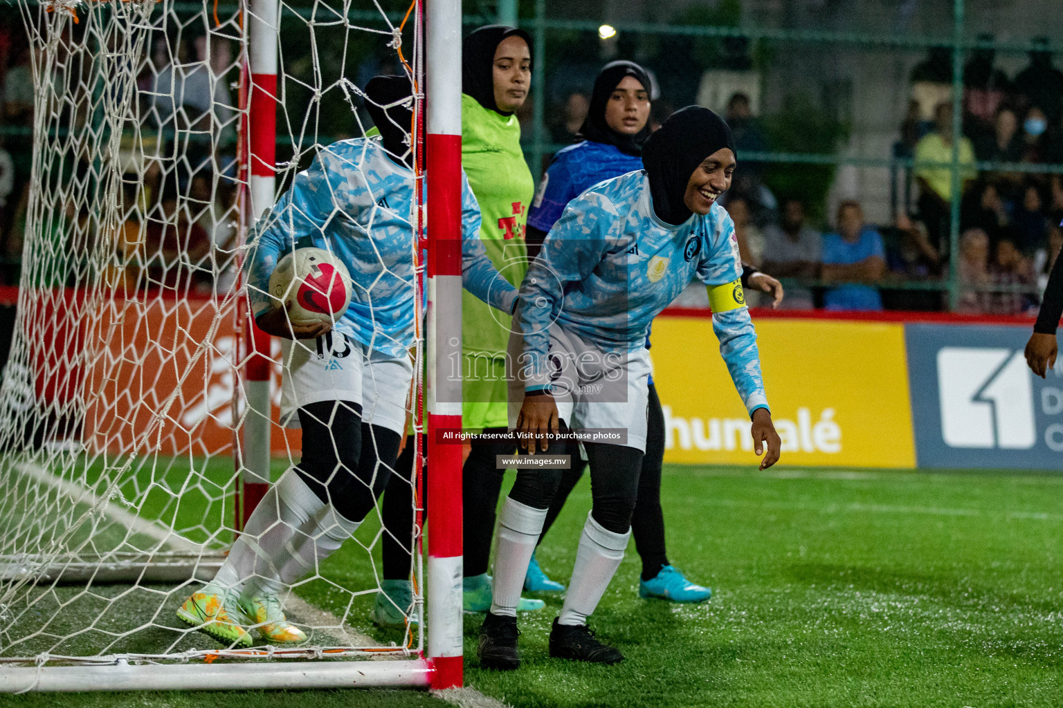 MPL vs Club MYS in Eighteen Thirty Women's Futsal Fiesta 2022 was held in Hulhumale', Maldives on Monday, 21st October 2022. Photos: Hassan Simah / images.mv