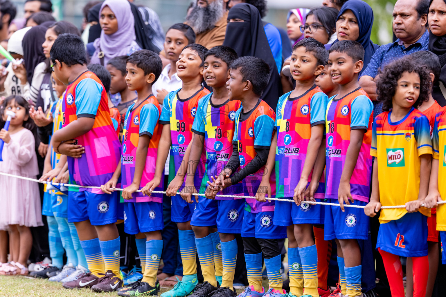 Day 3 of MILO SVAM Juniors 2025 (U-8) was held at Henveiru Stadium in Male', Maldives on Saturday, 28th June 2025. 
Photos: Hassan Simah / images.mv