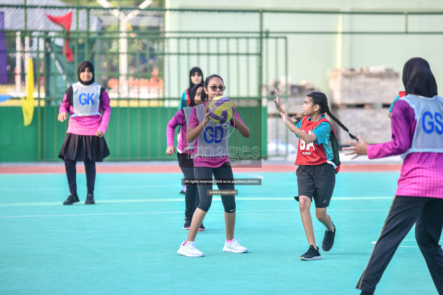 Day 7 of Junior Netball Championship 2022 on 11th March 2022 held in Male', Maldives. Photos by Nausham Waheed