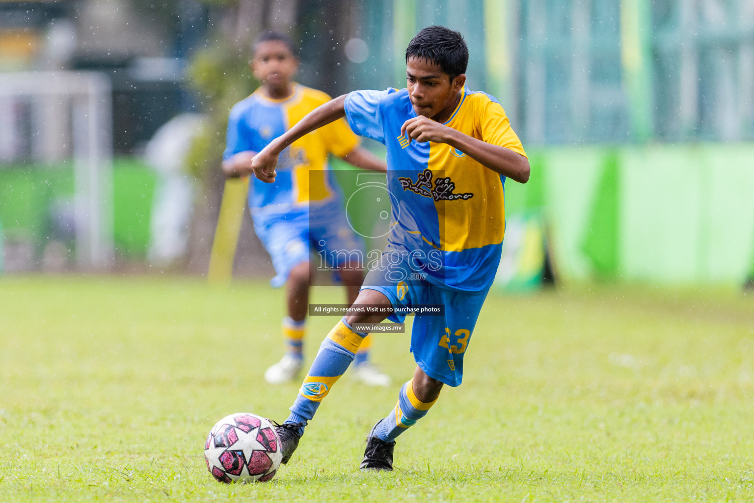 Day 2 of MILO Academy Championship 2023 (u14) was held in Henveyru Stadium Male', Maldives on 4th November 2023. Photos: Nausham Waheed / images.mv