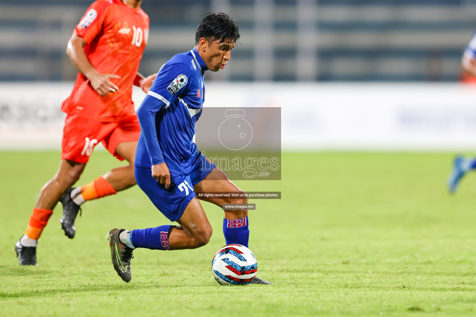 Nepal vs India in SAFF Championship 2023 held in Sree Kanteerava Stadium, Bengaluru, India, on Saturday, 24th June 2023. Photos: Nausham Waheed, Hassan Simah / images.mv