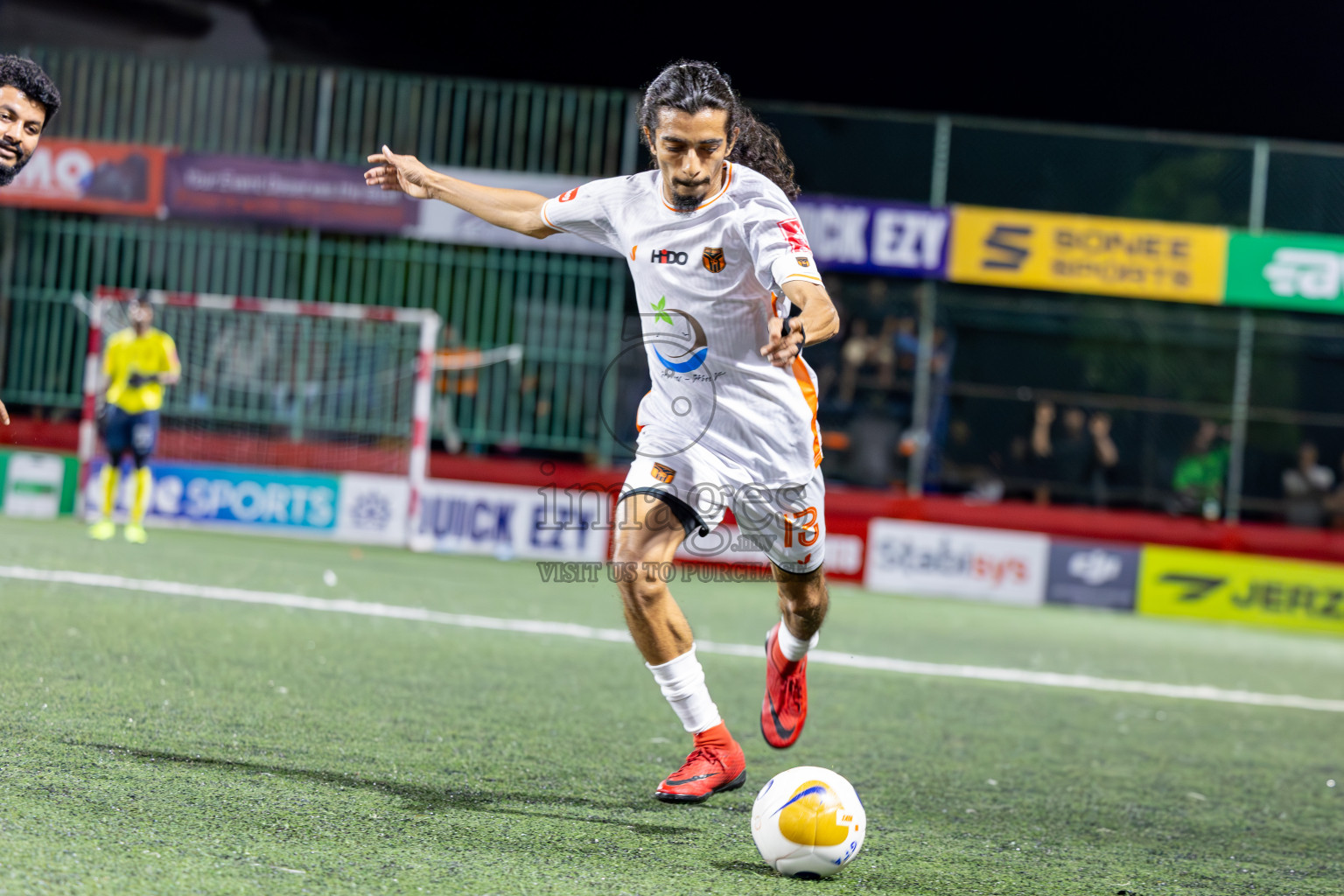 Th Hirilandhoo vs Th Buruni in Day 10 of Golden Futsal Challenge 2025 was held on Tuesday, 14th January 2025, in Hulhumale', Maldives Photos: Ismail Thoriq / images.mv