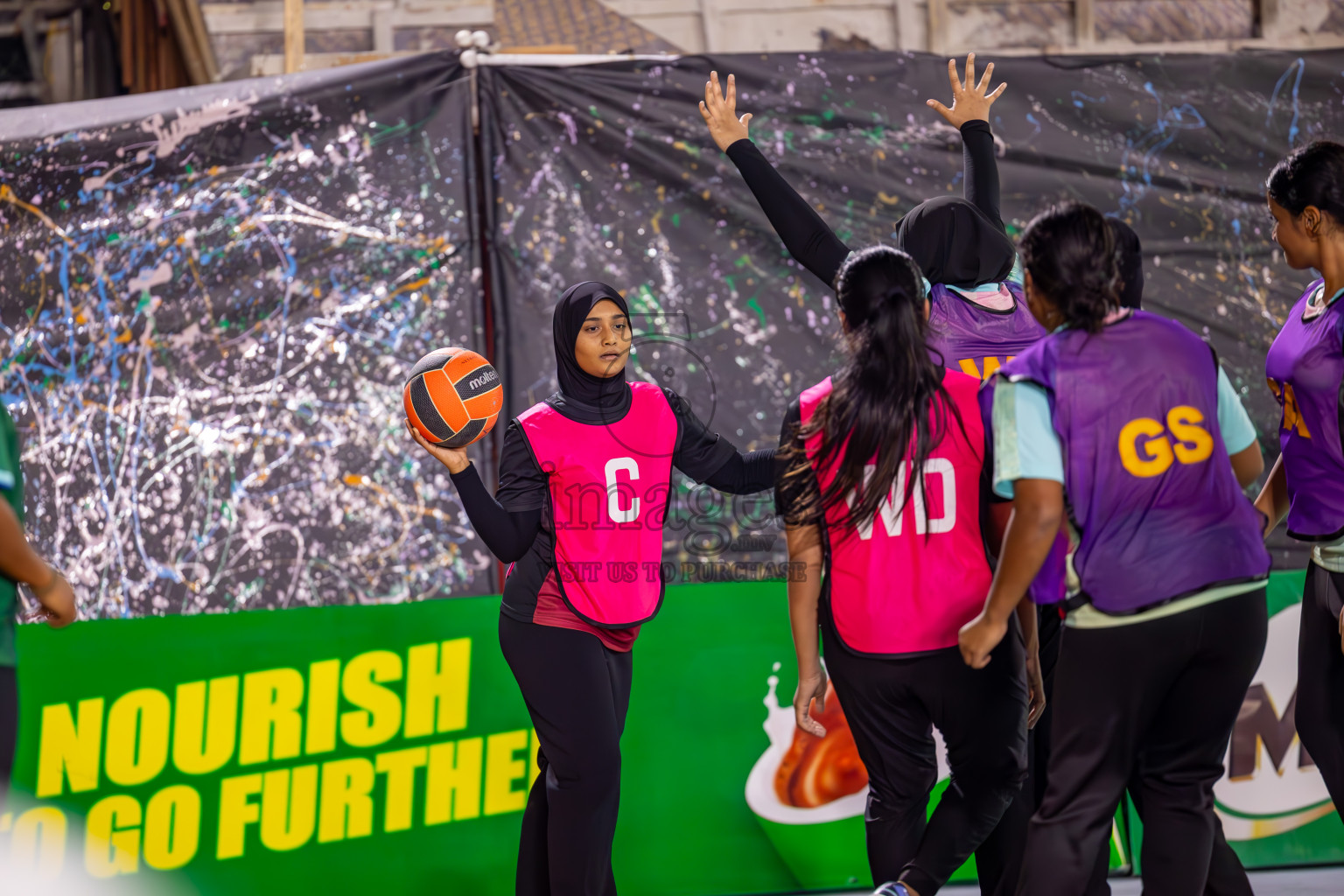 Day 1 of MILO 3x3 Netball Challenge 2024 was held in Ekuveni Netball Court at Male', Maldives on Thursday, 14th March 2024.
Photos: Ismail Thoriq / images.mv