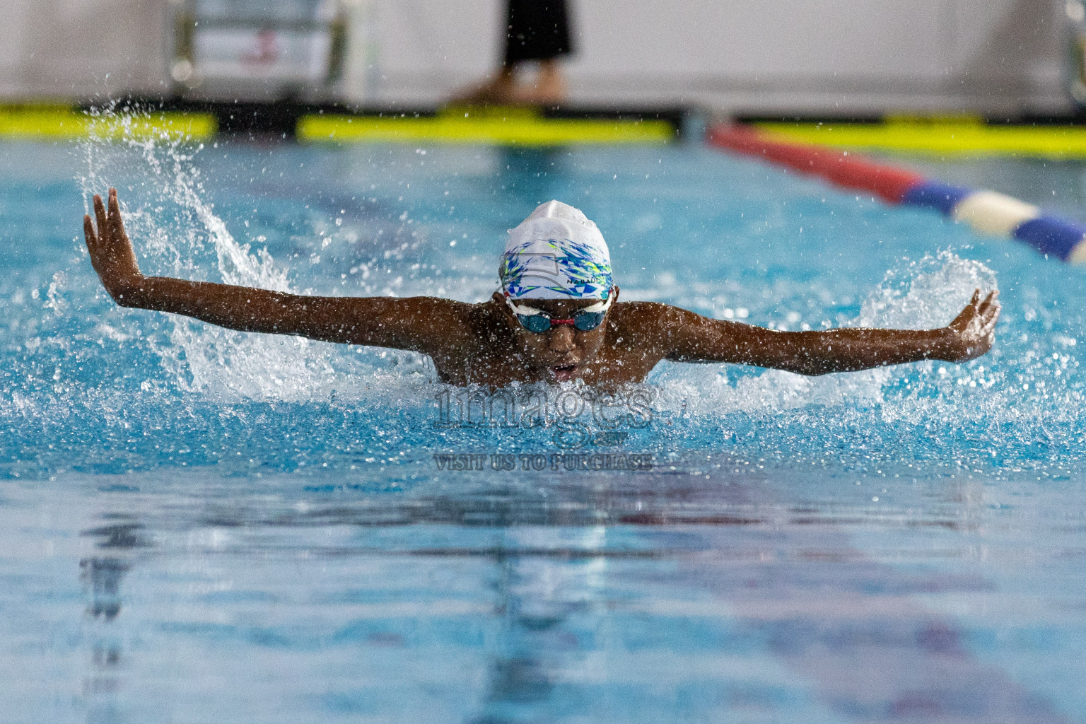 Day 7 of 4th National Kids Swimming Festival 2023 on 7th December 2023, held in Hulhumale', Maldives Photos: Mohamed Mahfooz Moosa / Images.mv