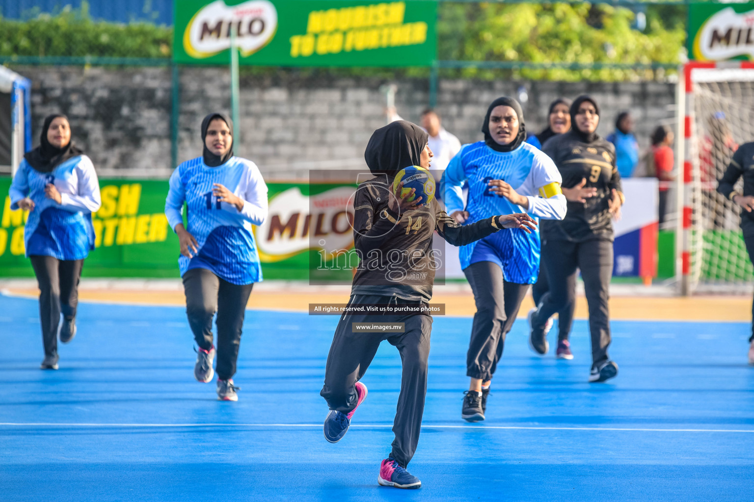 Day 9 of Milo 6th Inter Office Handball Tournament 2022 - Photos by Nausham Waheed