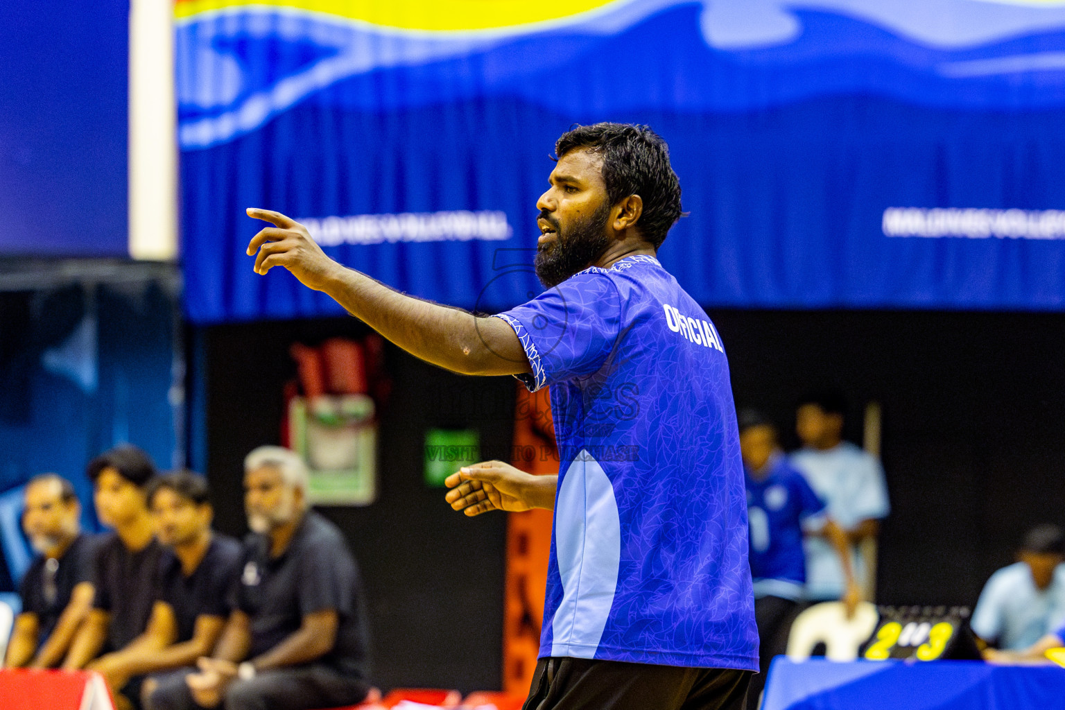 Finals of Interschool Volleyball Tournament 2024 was held in Social Center at Male', Maldives on Friday, 6th December 2024. Photos: Nausham Waheed / images.mv