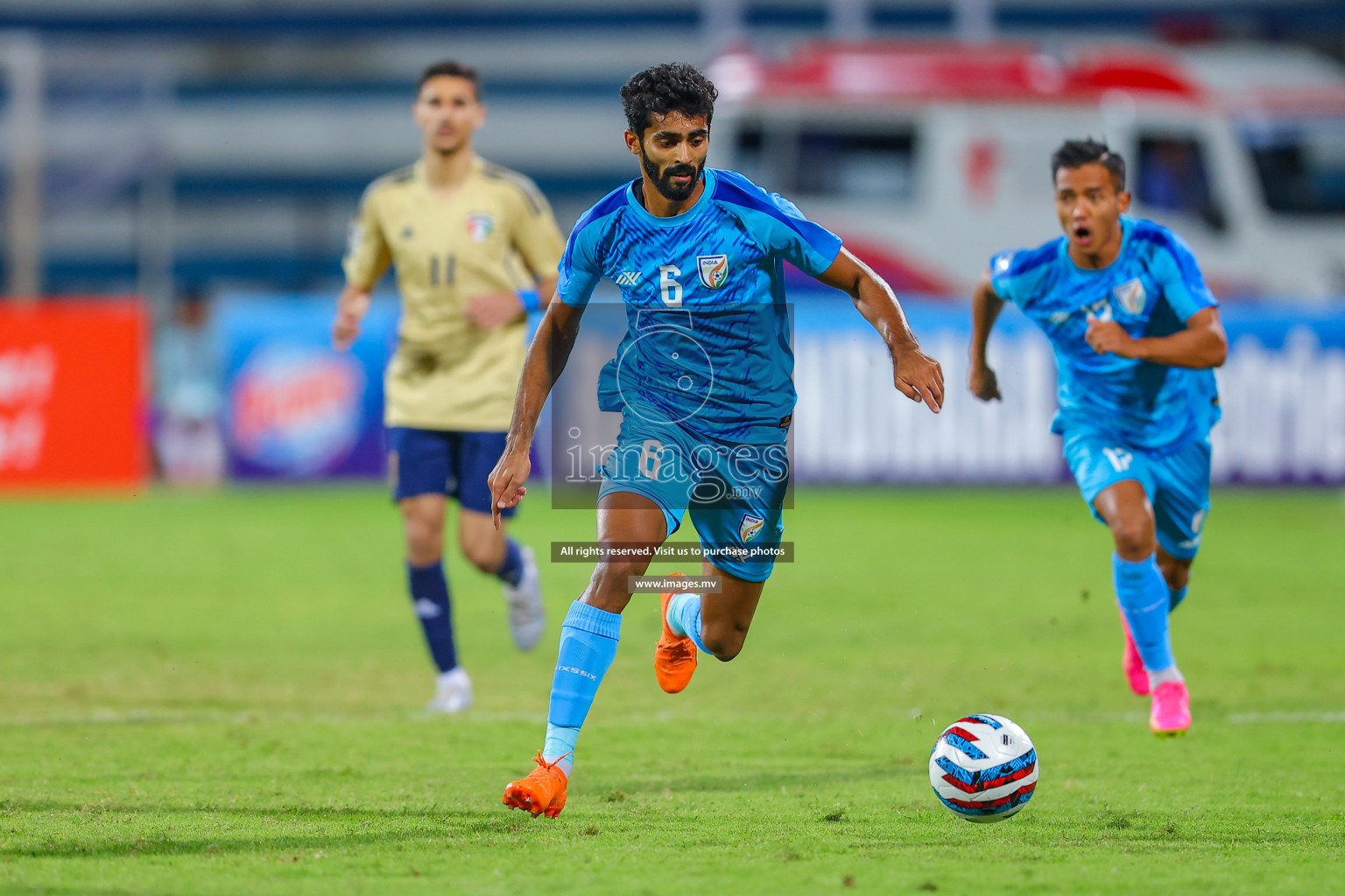 India vs Kuwait in SAFF Championship 2023 held in Sree Kanteerava Stadium, Bengaluru, India, on Tuesday, 27th June 2023. Photos: Nausham Waheed/ images.mv