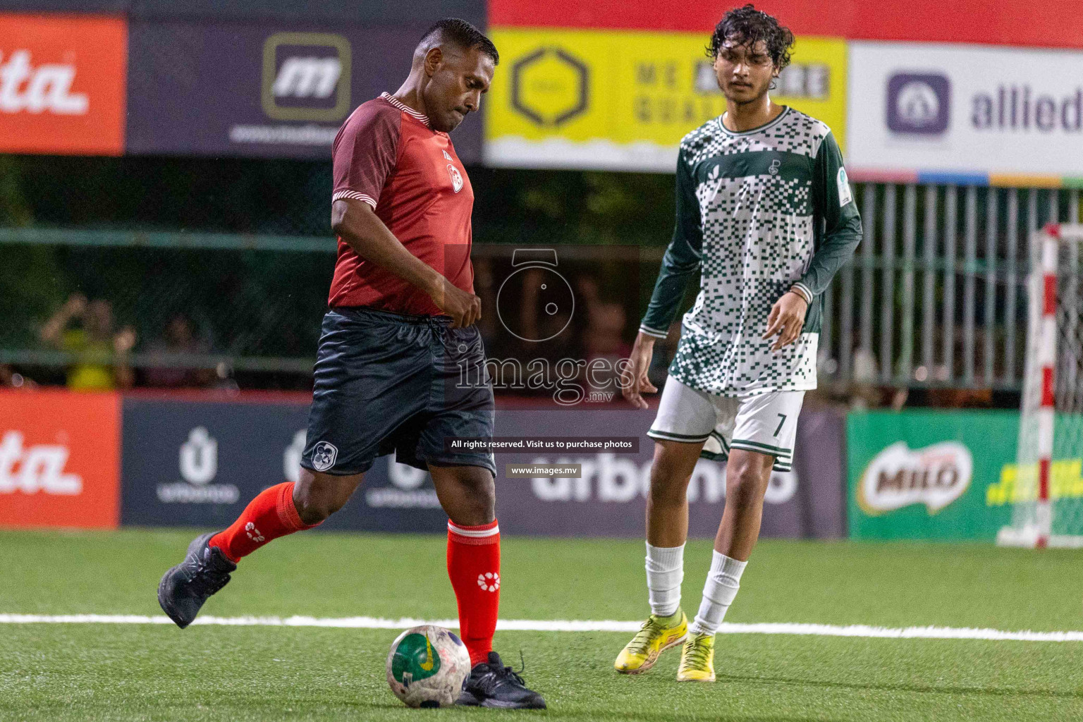 President's Office SC vs Club 220 in Club Maldives Cup Classic 2023 held in Hulhumale, Maldives, on Monday, 24th July 2023. Photos: Ismail Thoriq / images.mv