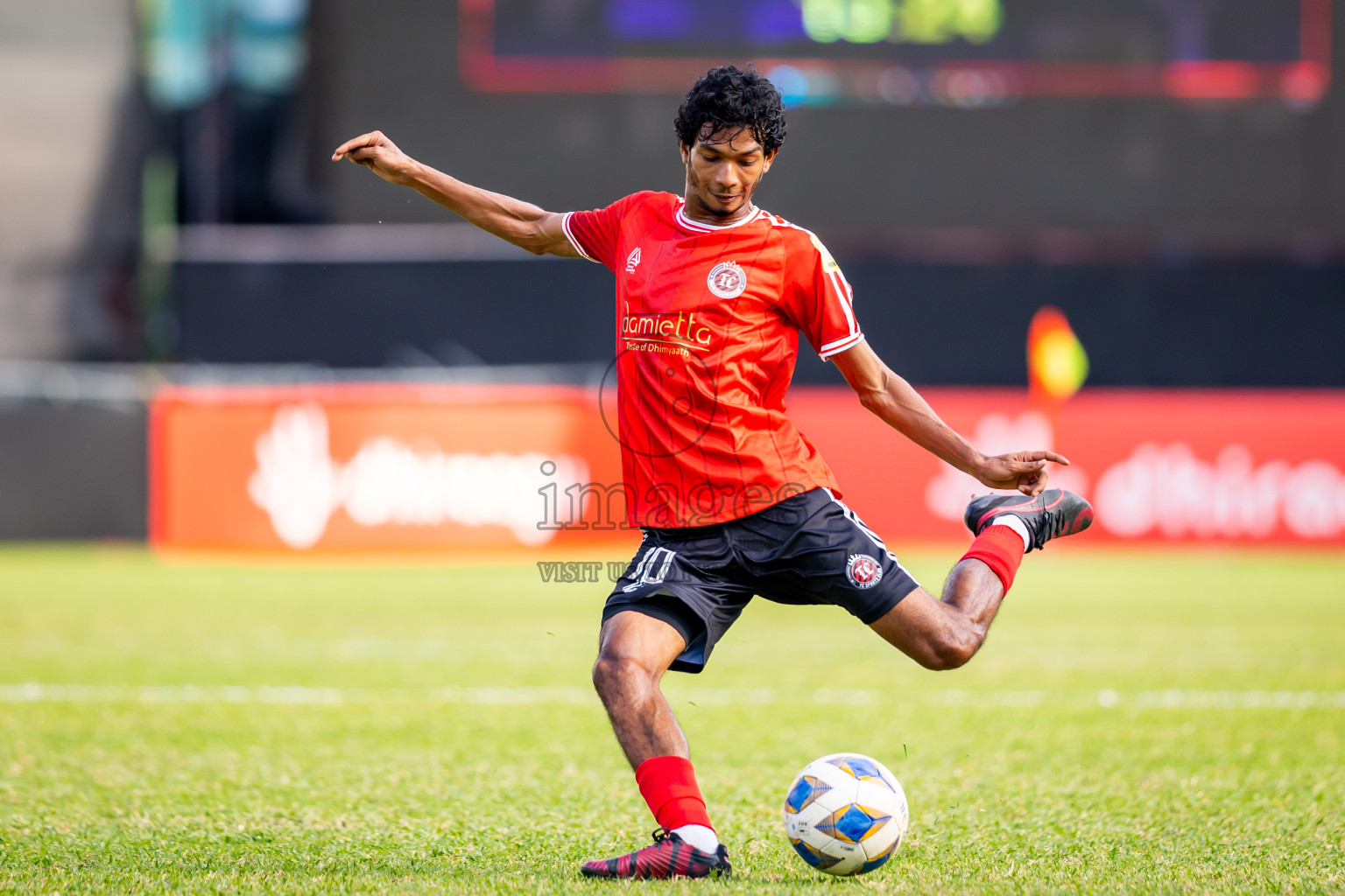 United Victory vs TC Sports Club in Dhivehi Premier League 2025/26 held in National Football Stadium, Male', Maldives on Tuesday, 30th September 2025. Photos: Nausham Waheed / Images.mv