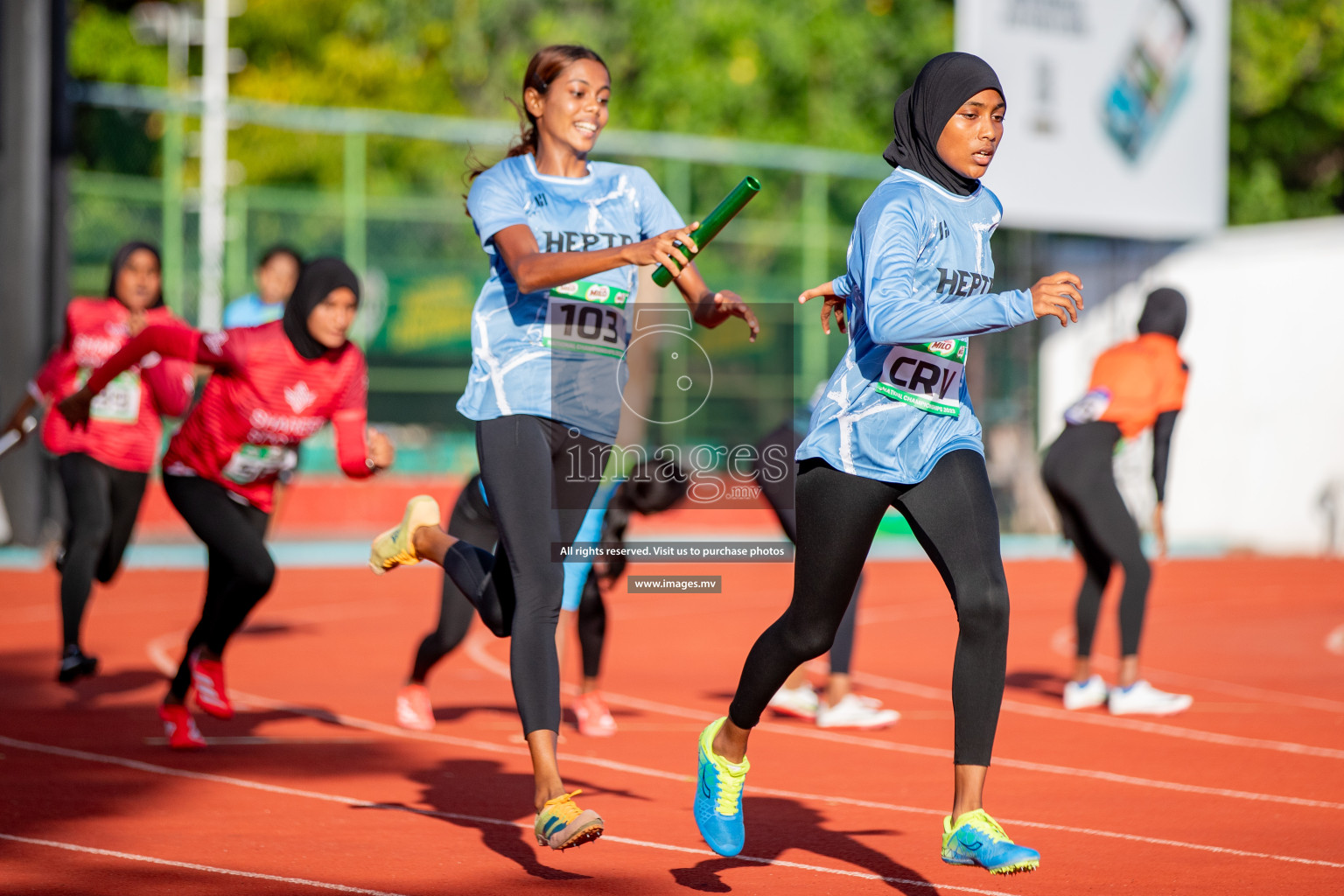 Day 3 of National Athletics Championship 2023 was held in Ekuveni Track at Male', Maldives on Saturday, 25th November 2023. Photos: Hassan Simah / images.mv