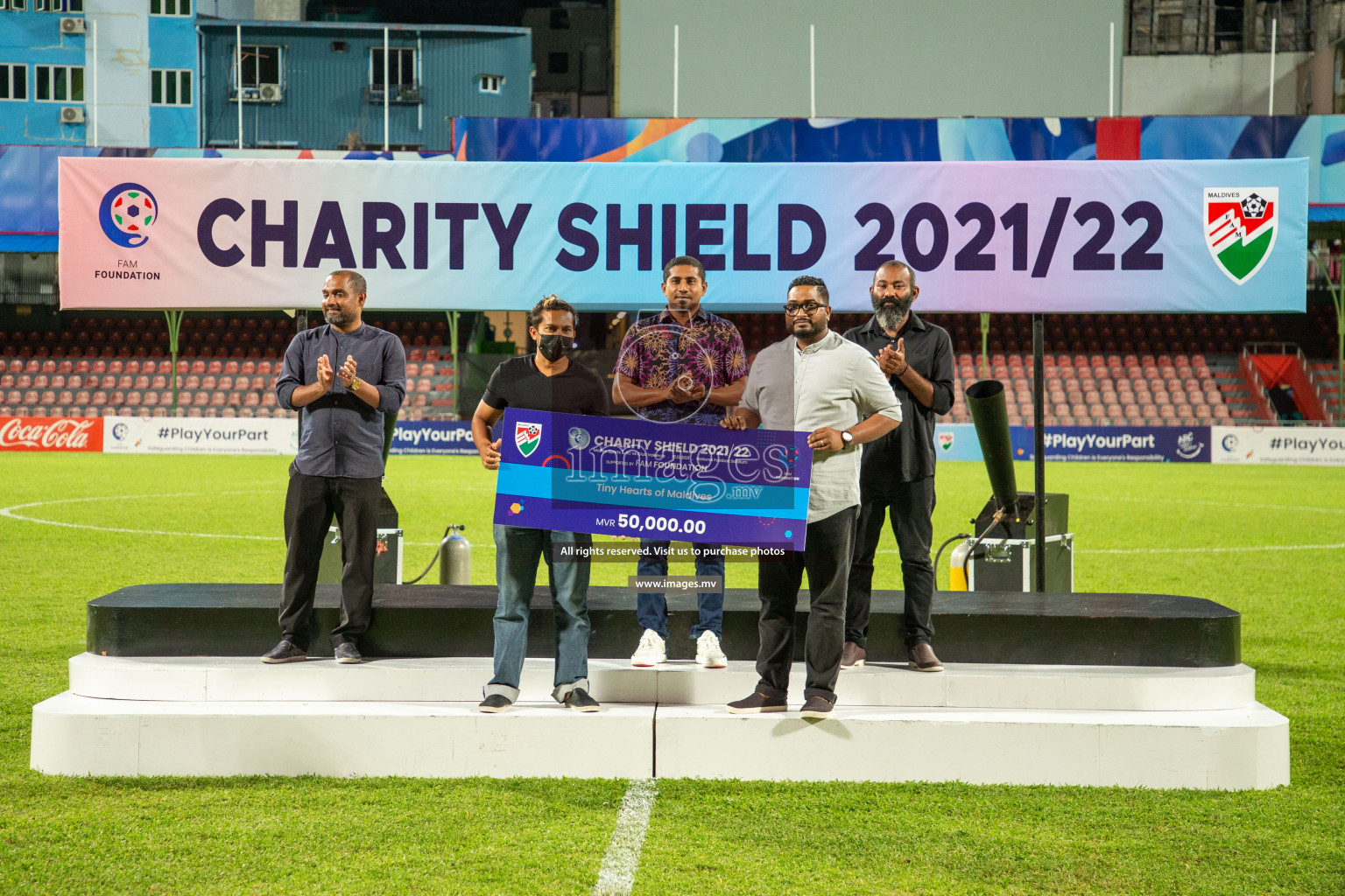 Maziya SRC vs Club Valencia in the Community Shield Match 2021/2022 on 15 December 2021 held in Male', Maldives. Photos: Hassan Simah / images.mv