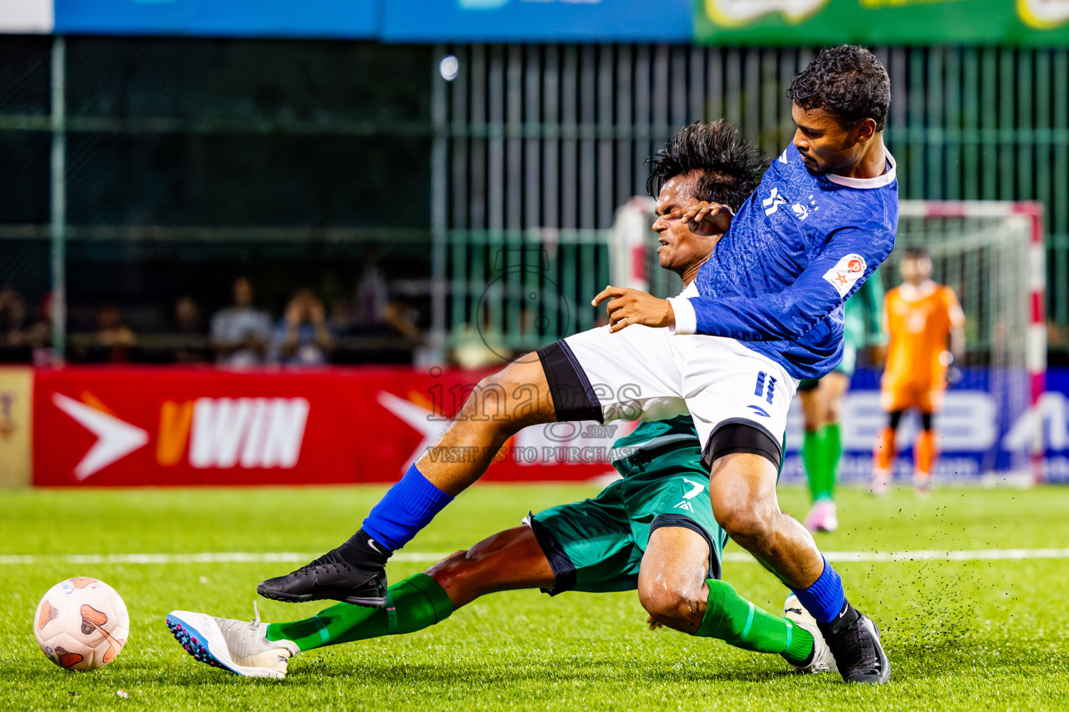 MACL vs Baros in Day 4 of Club Maldives Cup 2025 was held in Rehendi Futsal Ground, Hulhumale', Maldives on Thursday, 2nd October 2025. Photos: Nausham Waheed / images.mv