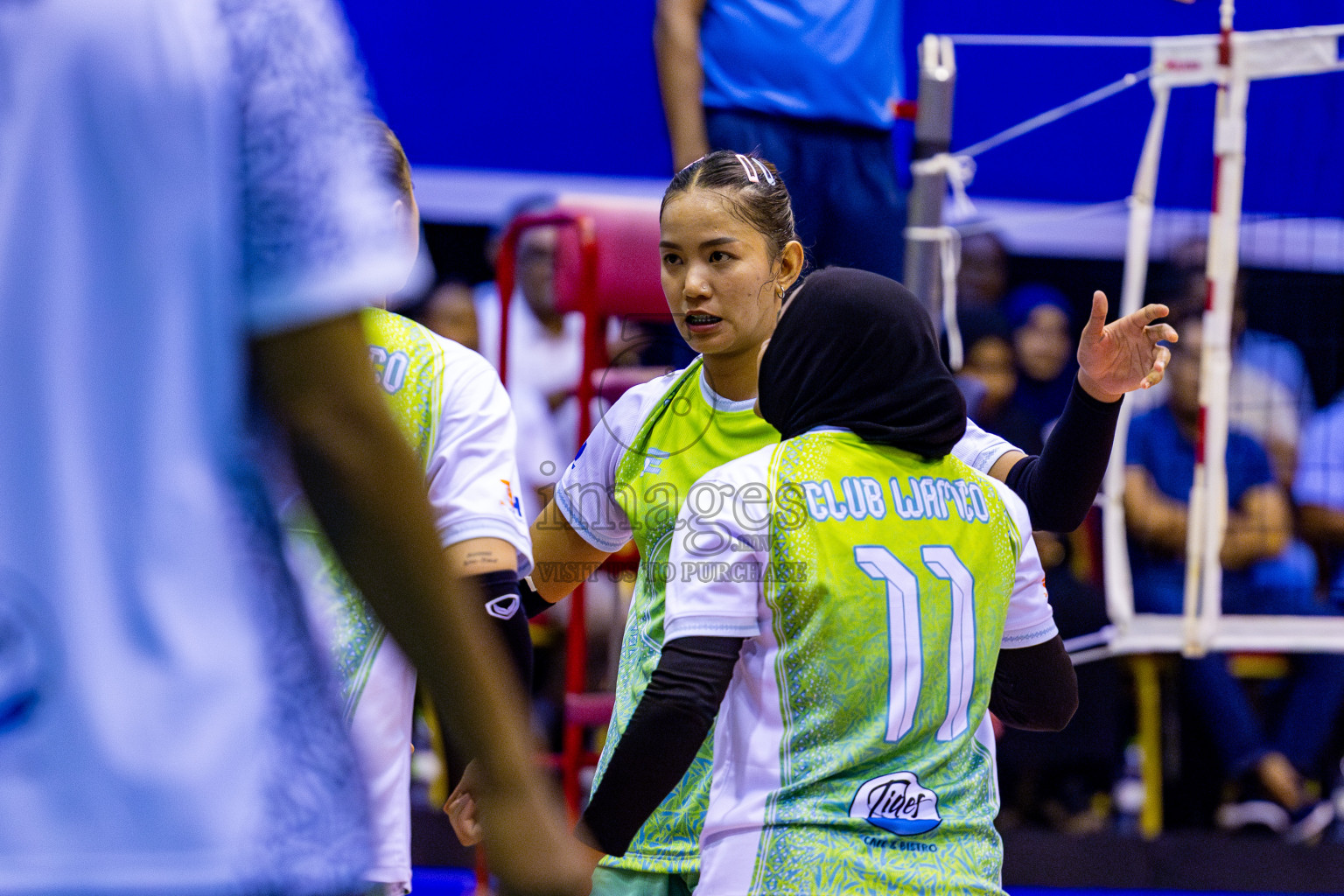 Police Club vs Club Wamco in the Final of Women's Division of VAM Cup 2025 held in Male', Maldives on Thursdsay, 17th April 2025 at Social Center Indoor Hall Photos By: Nausham Waheed / images.mv