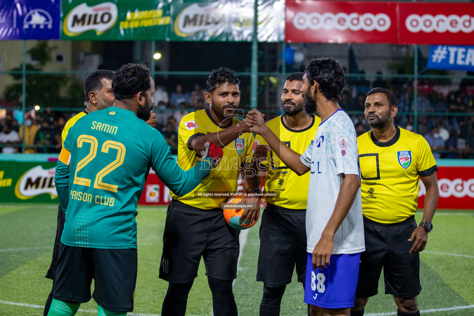 Prison Club vs MACL in the Quarter Finals of Club Maldives 2021 held at Hulhumale;, on 12th December 2021 Photos: Ismail Thoriq / images.mv