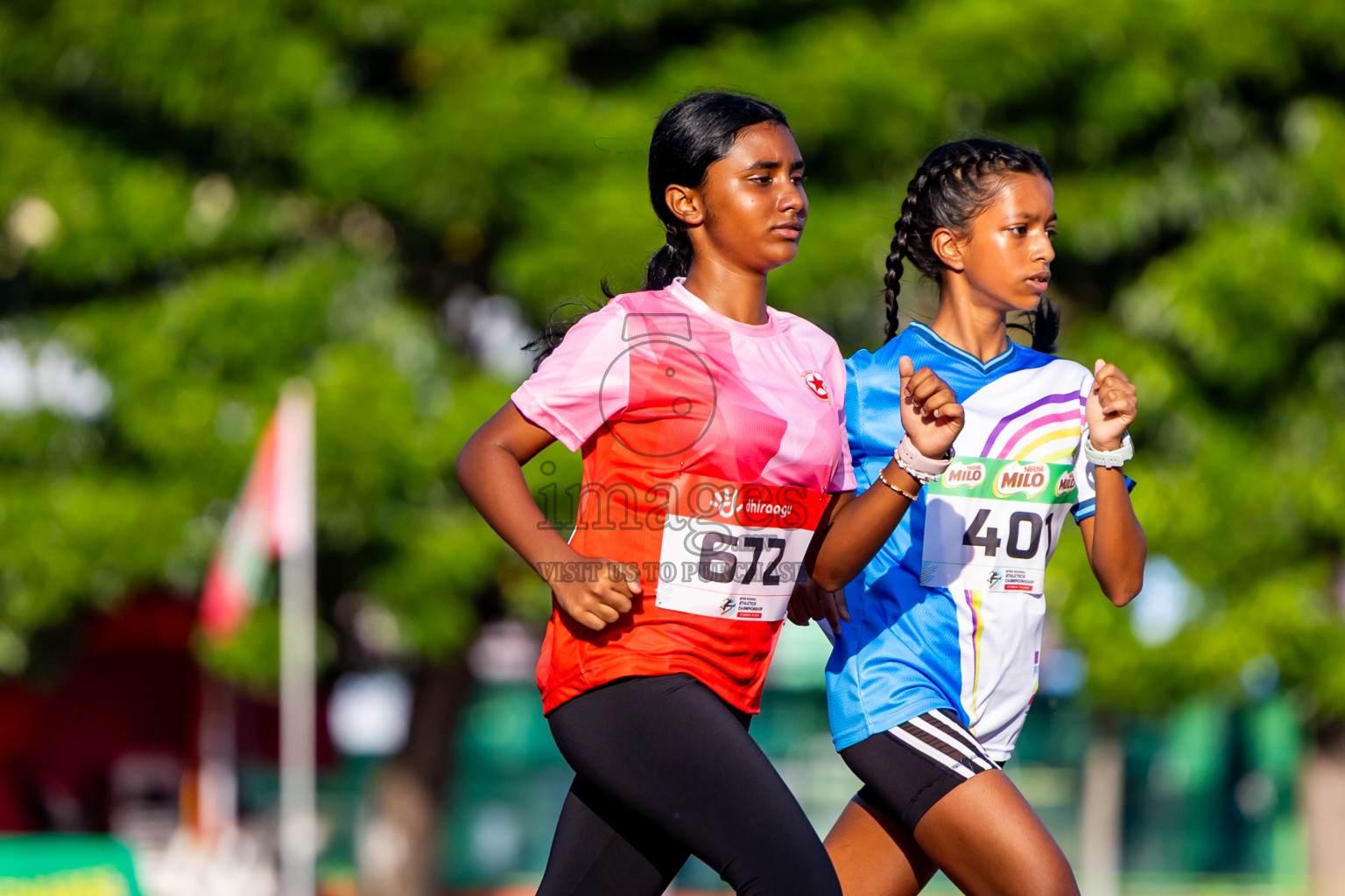 Day 2 of Inter-school Athletics Championship 2025 held in Ekuveni Synthetic Track, Male', Maldives on Tuesday, 07th October 2025. Photos by: Nausham Waheed / Images.mv